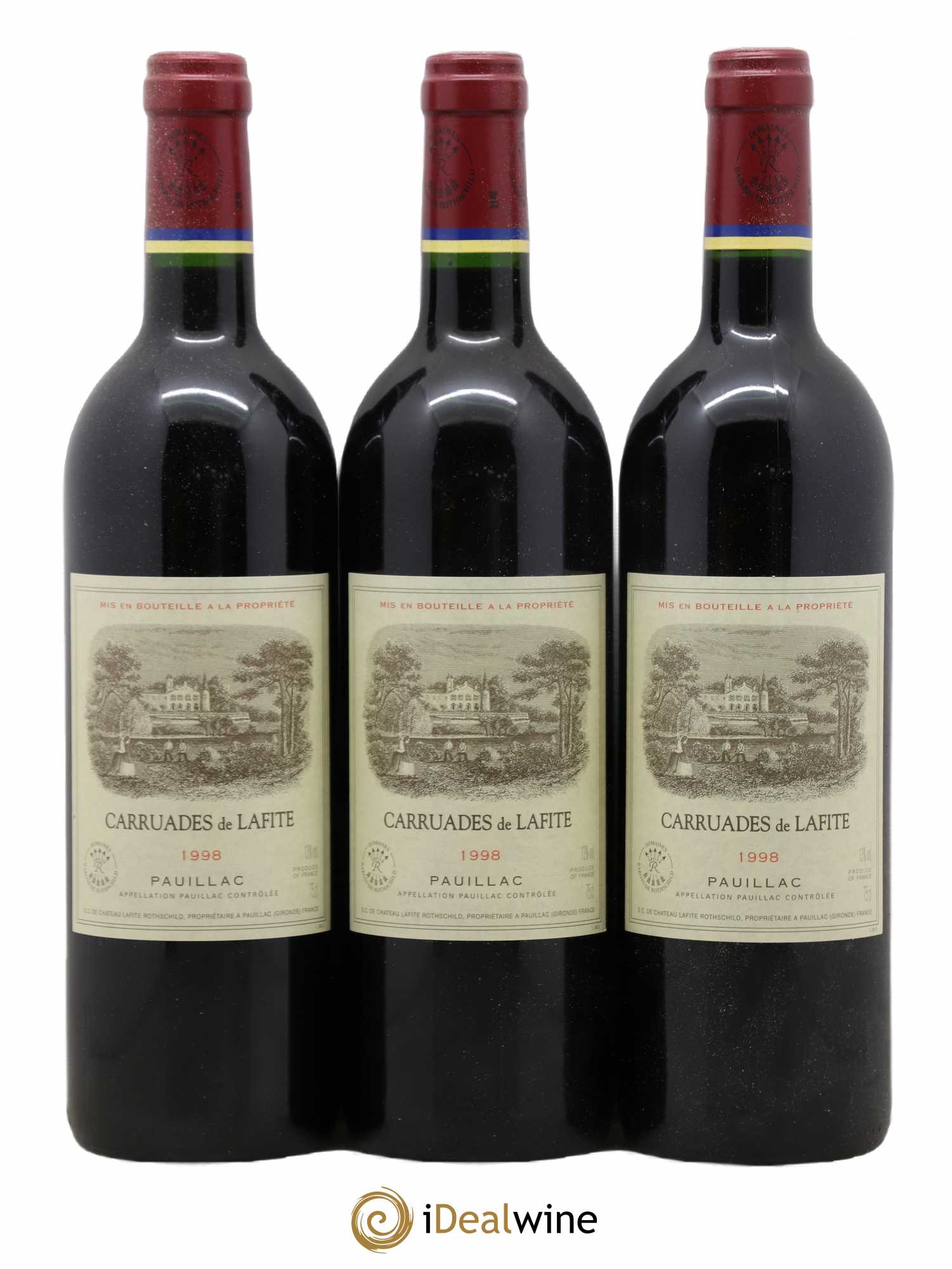 Carruades de Lafite Rothschild Second Vin 1998 - Lot de 12 bouteilles - 1