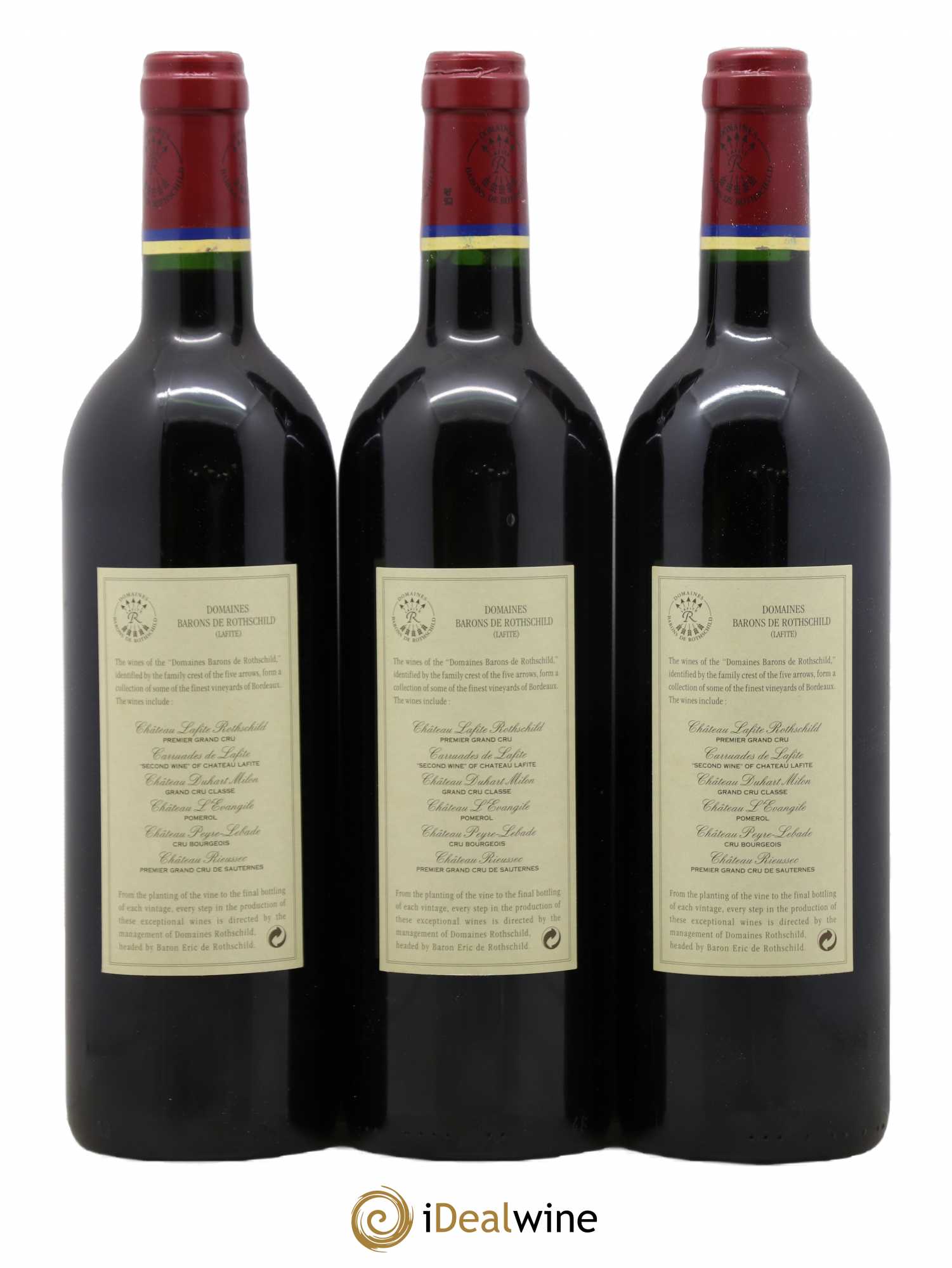 Carruades de Lafite Rothschild Second Vin 1998 - Lot de 12 bouteilles - 6