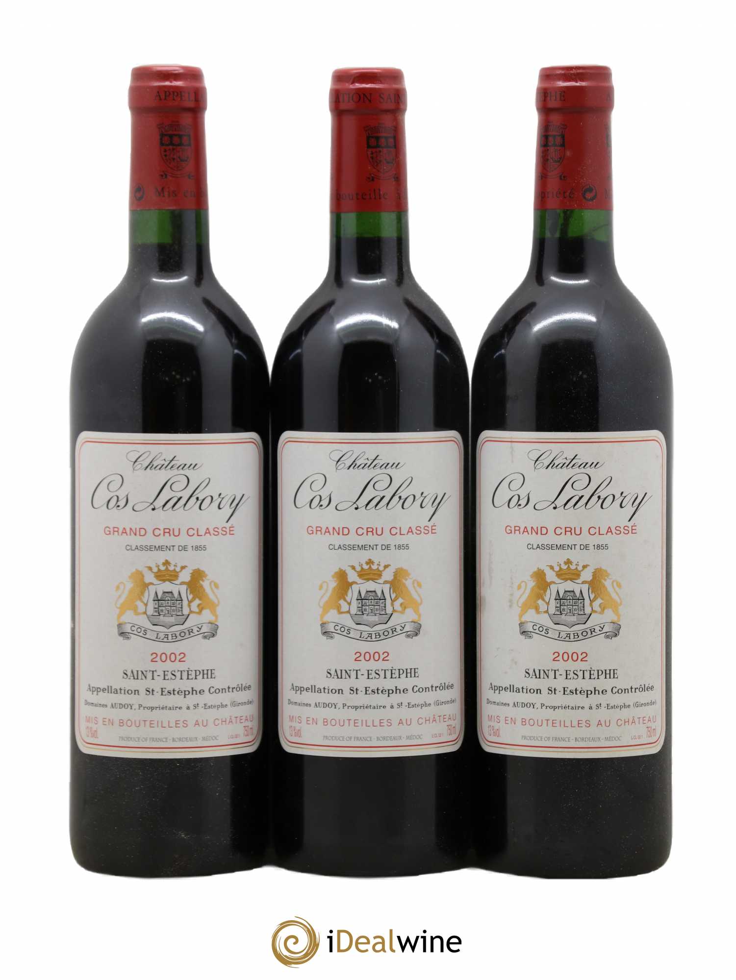 Château Cos Labory 5ème Grand Cru Classé 2002 - Lot de 6 bouteilles - 1
