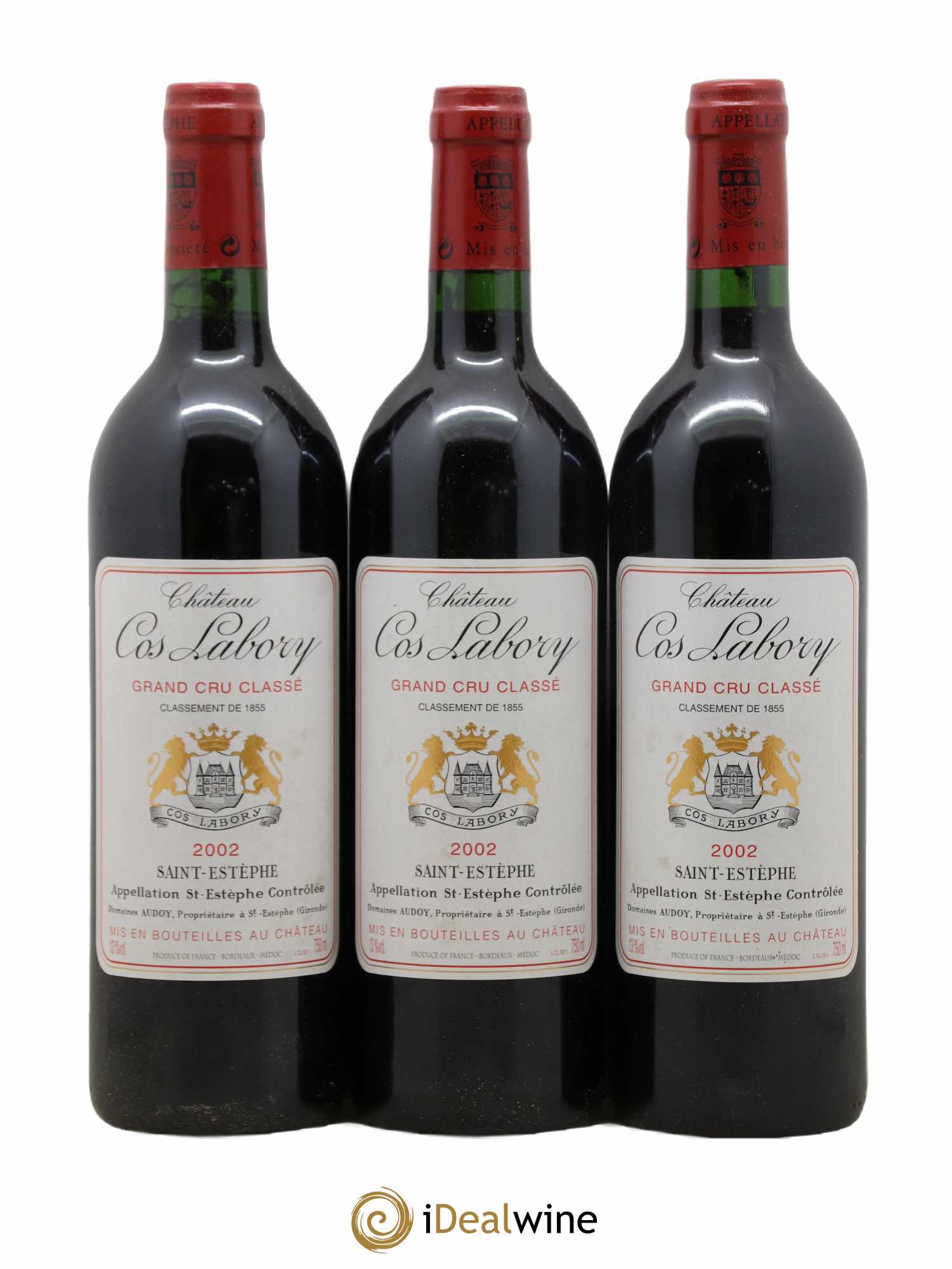 Château Cos Labory 5ème Grand Cru Classé 2002 - Lot de 6 bouteilles - 2