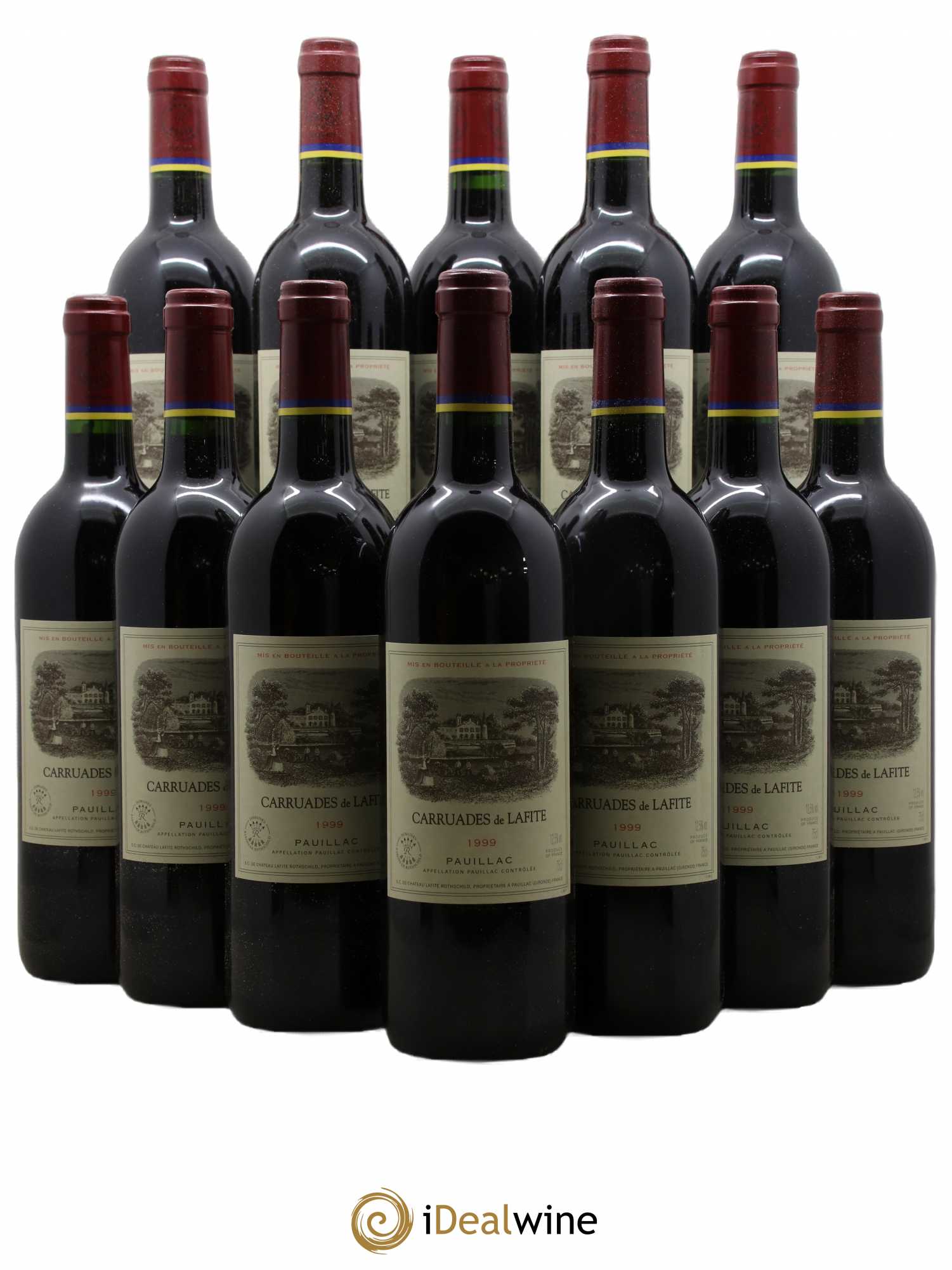 Carruades de Lafite Rothschild Second Vin 1999 - Lot de 12 bouteilles - 0