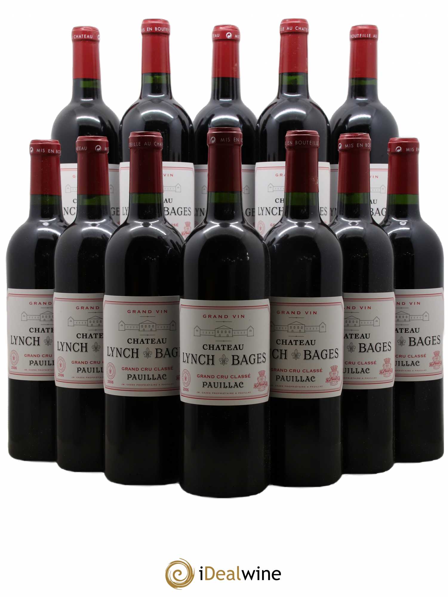 Château Lynch Bages 5ème Grand Cru Classé 2006 - Lot de 12 bouteilles - 0