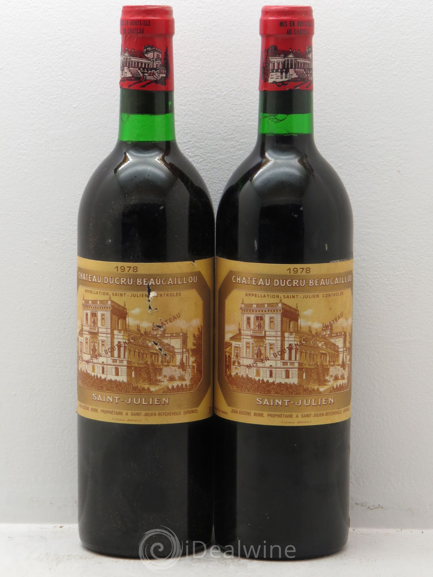 Château Ducru Beaucaillou 2ème Grand Cru Classé 1978 - Lot de 2 bouteilles - 0