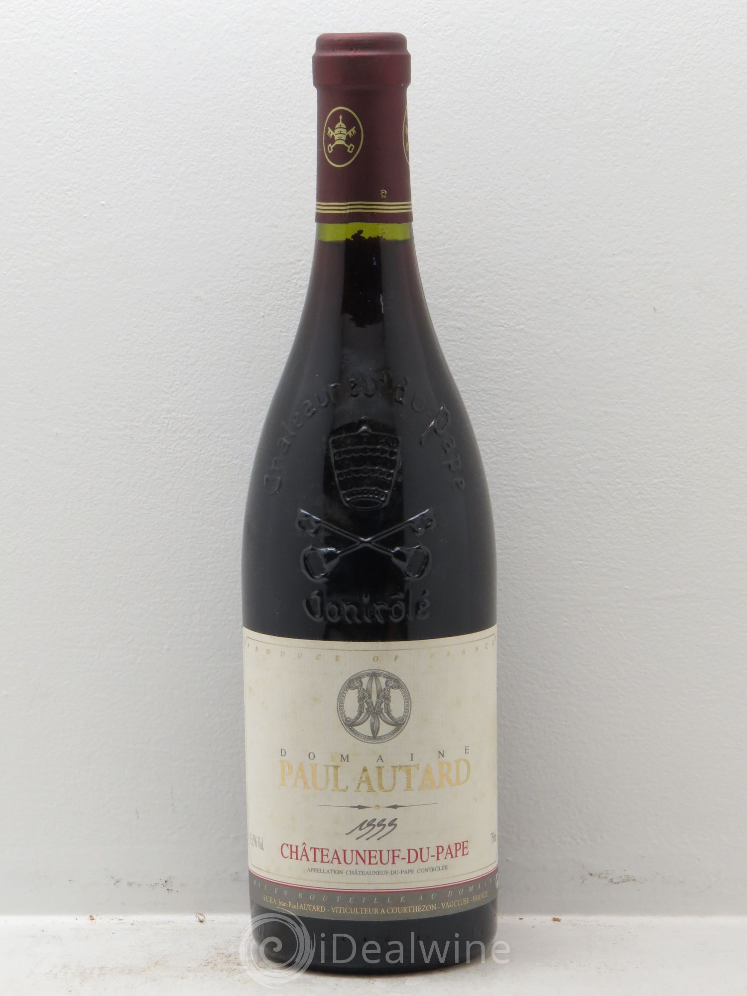 Châteauneuf-du-Pape Domaine Paul Autard Jean-Paul Autard (sans prix de réserve) 1999 - Lot de 1 bouteille - 0