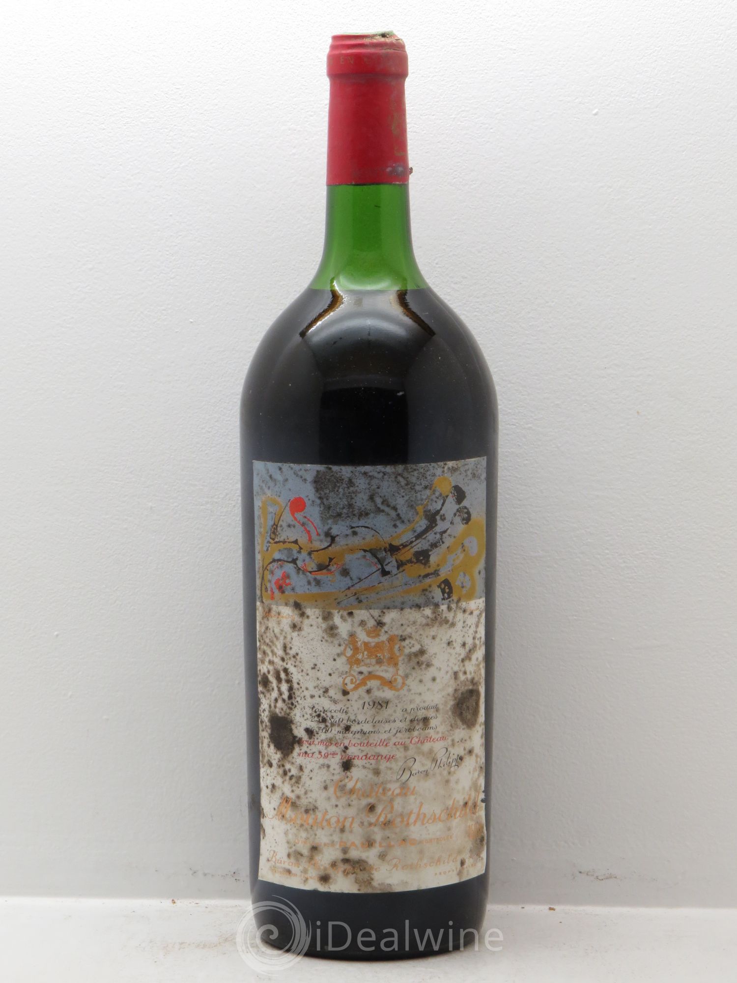 Château Mouton Rothschild 1er Grand Cru Classé 1981 - Lot de 1 magnum - 0