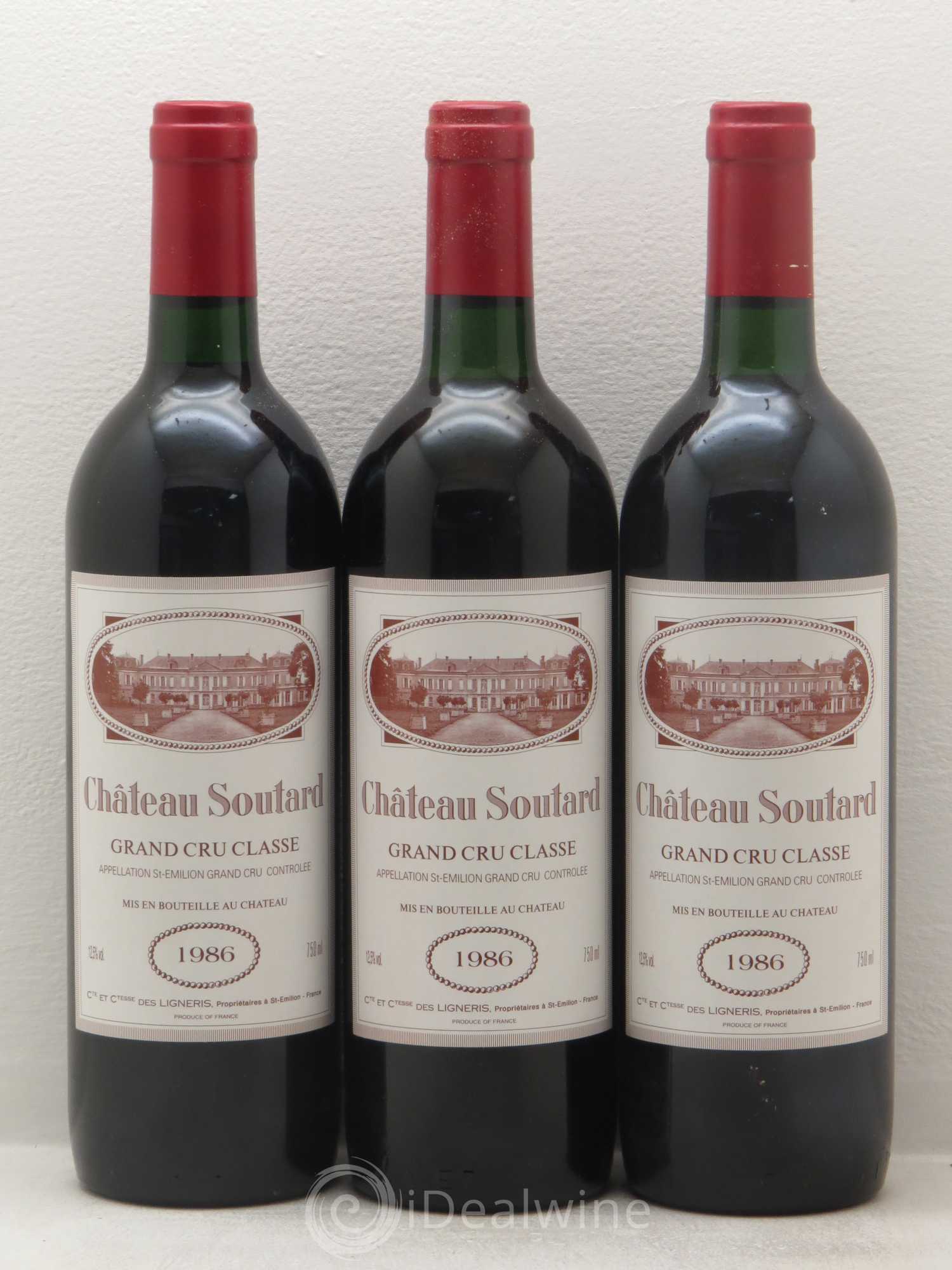 Château Soutard Grand Cru Classé 1986 - Lot de 12 bouteilles - 3
