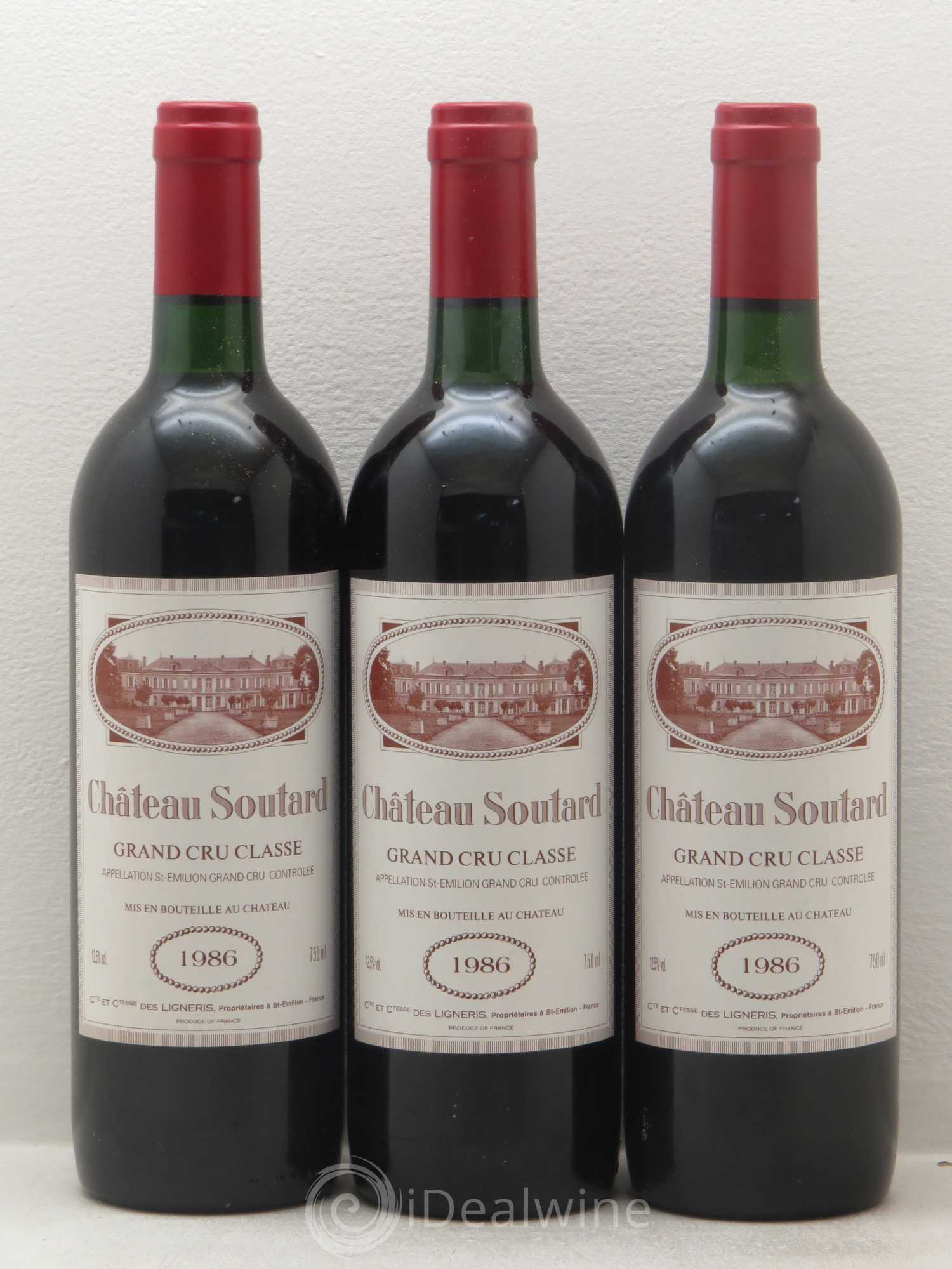 Château Soutard Grand Cru Classé 1986 - Lot de 12 bouteilles - 4