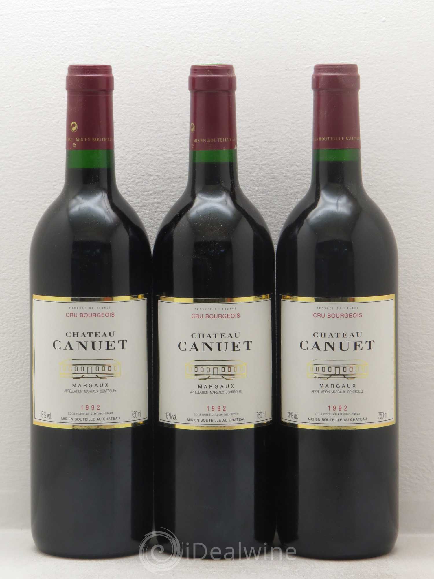 Château Canuet (sans prix de réserve) 1992 - Lot de 12 bouteilles - 1