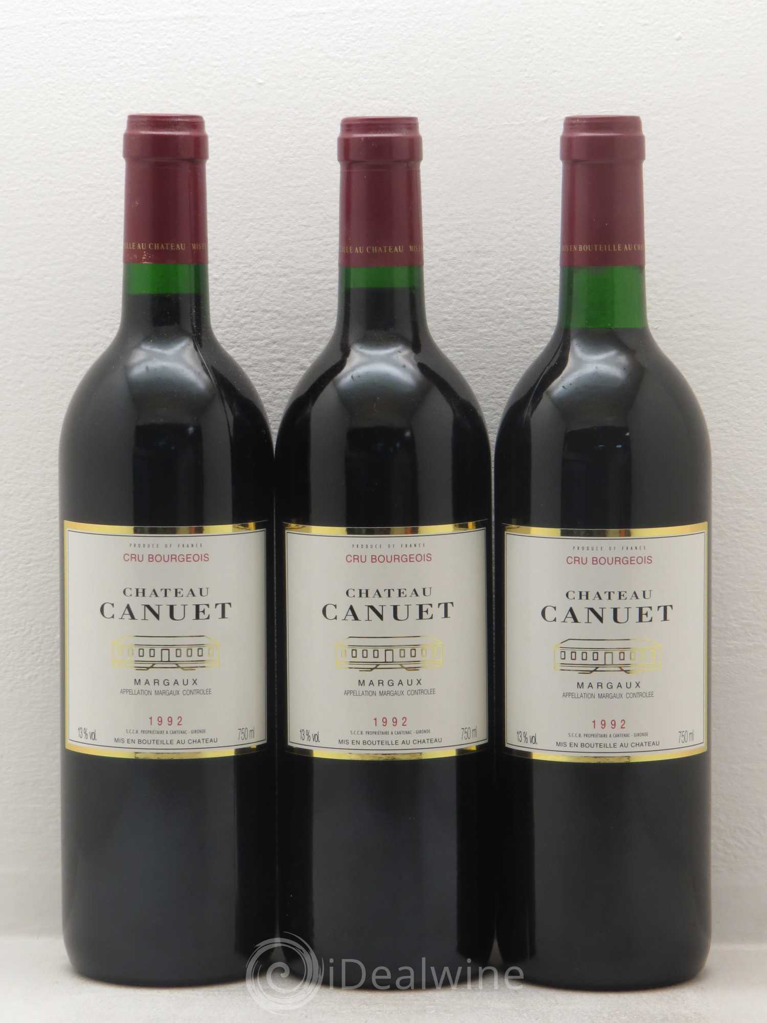 Château Canuet (sans prix de réserve) 1992 - Lot de 12 bouteilles - 3