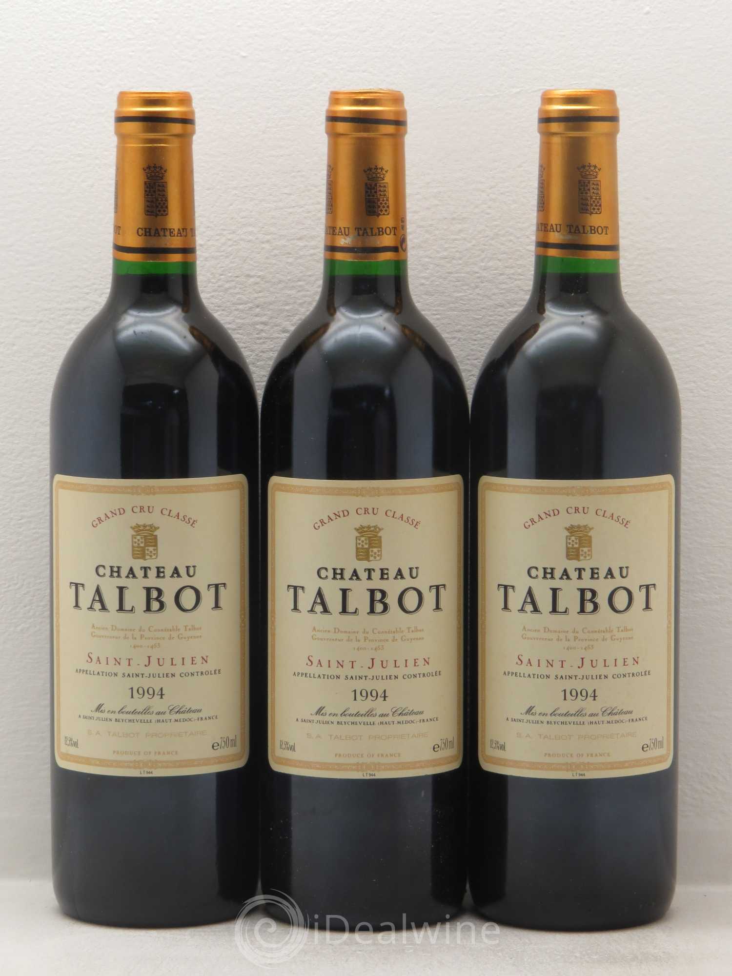 Château Talbot 4ème Grand Cru Classé 1994 - Lot de 12 bouteilles - 3