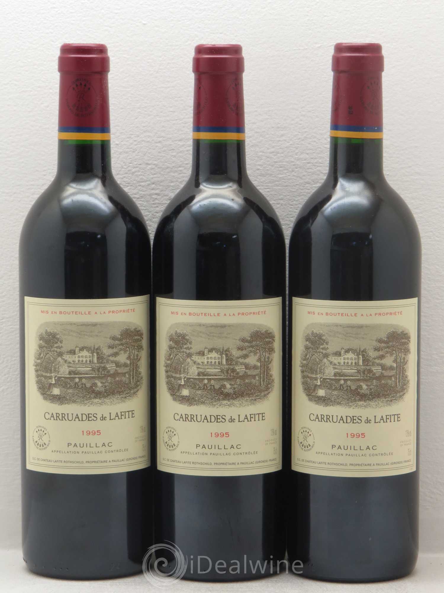 Carruades de Lafite Rothschild Second Vin 1995 - Lot de 12 bouteilles - 1