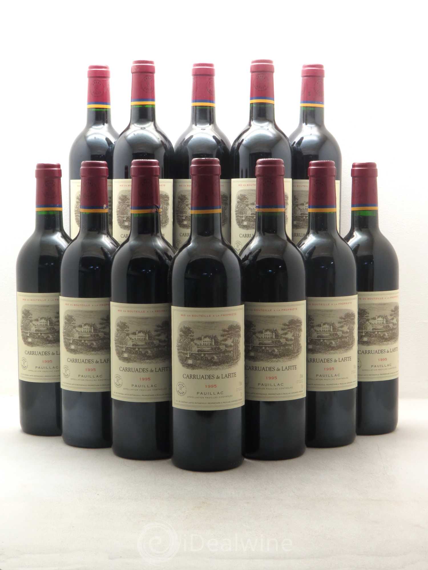 Carruades de Lafite Rothschild Second Vin 1995 - Lot de 12 bouteilles - 0
