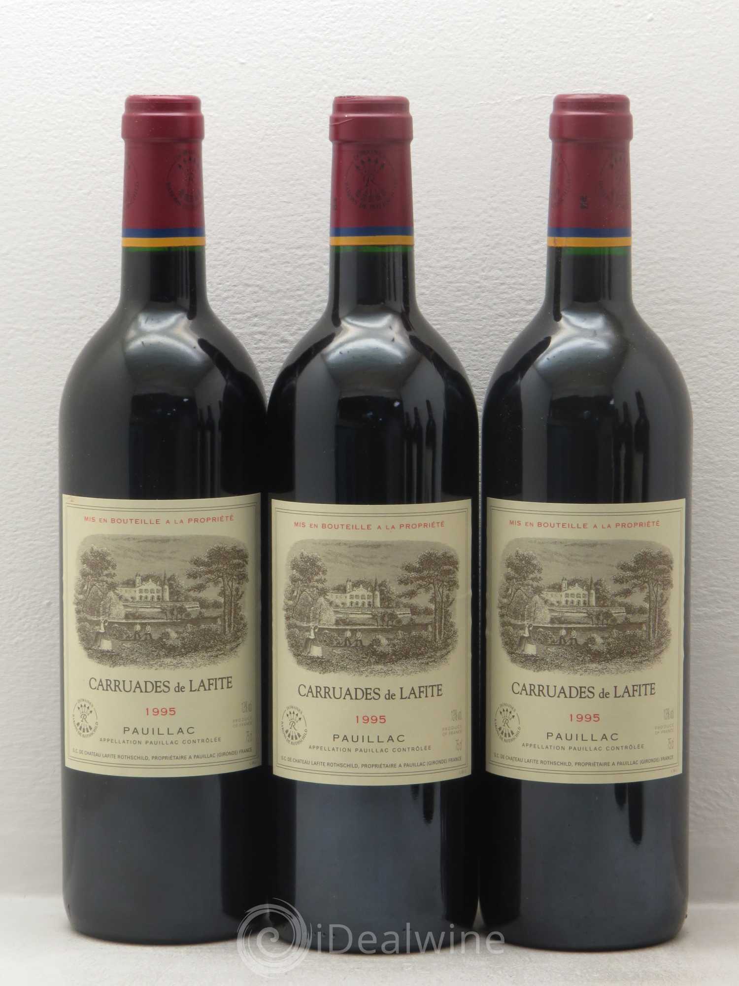 Carruades de Lafite Rothschild Second Vin 1995 - Lot de 12 bouteilles - 1