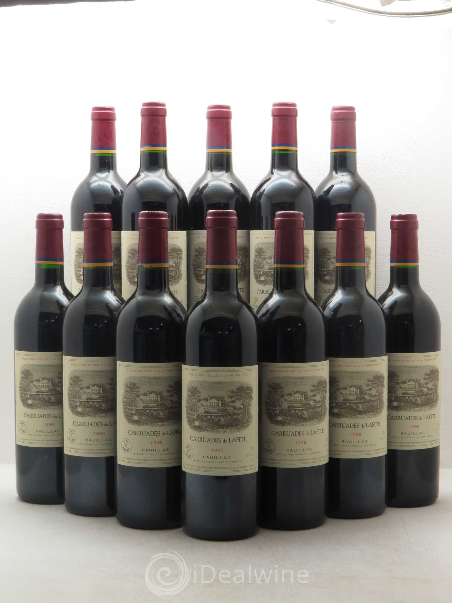Carruades de Lafite Rothschild Second Vin 1995 - Lot de 12 bouteilles - 0