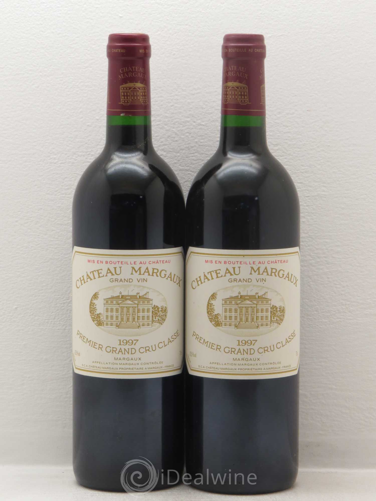 Château Margaux 1er Grand Cru Classé 1997 - Lot de 4 bouteilles - 1