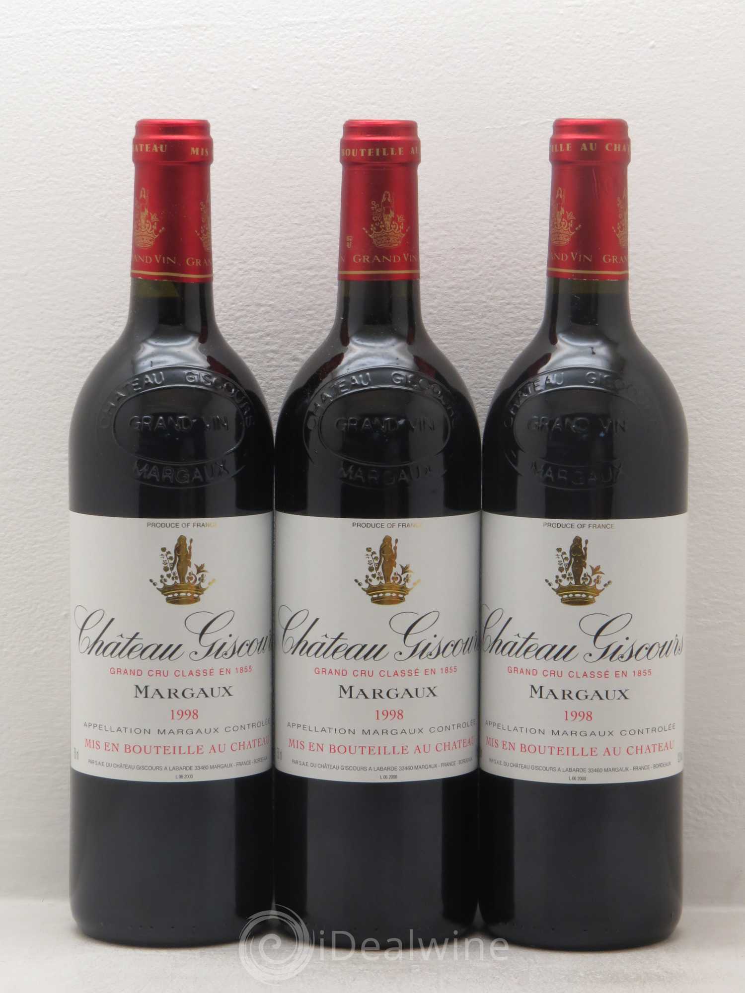 Château Giscours 3ème Grand Cru Classé 1998 - Lot de 12 bouteilles - 2