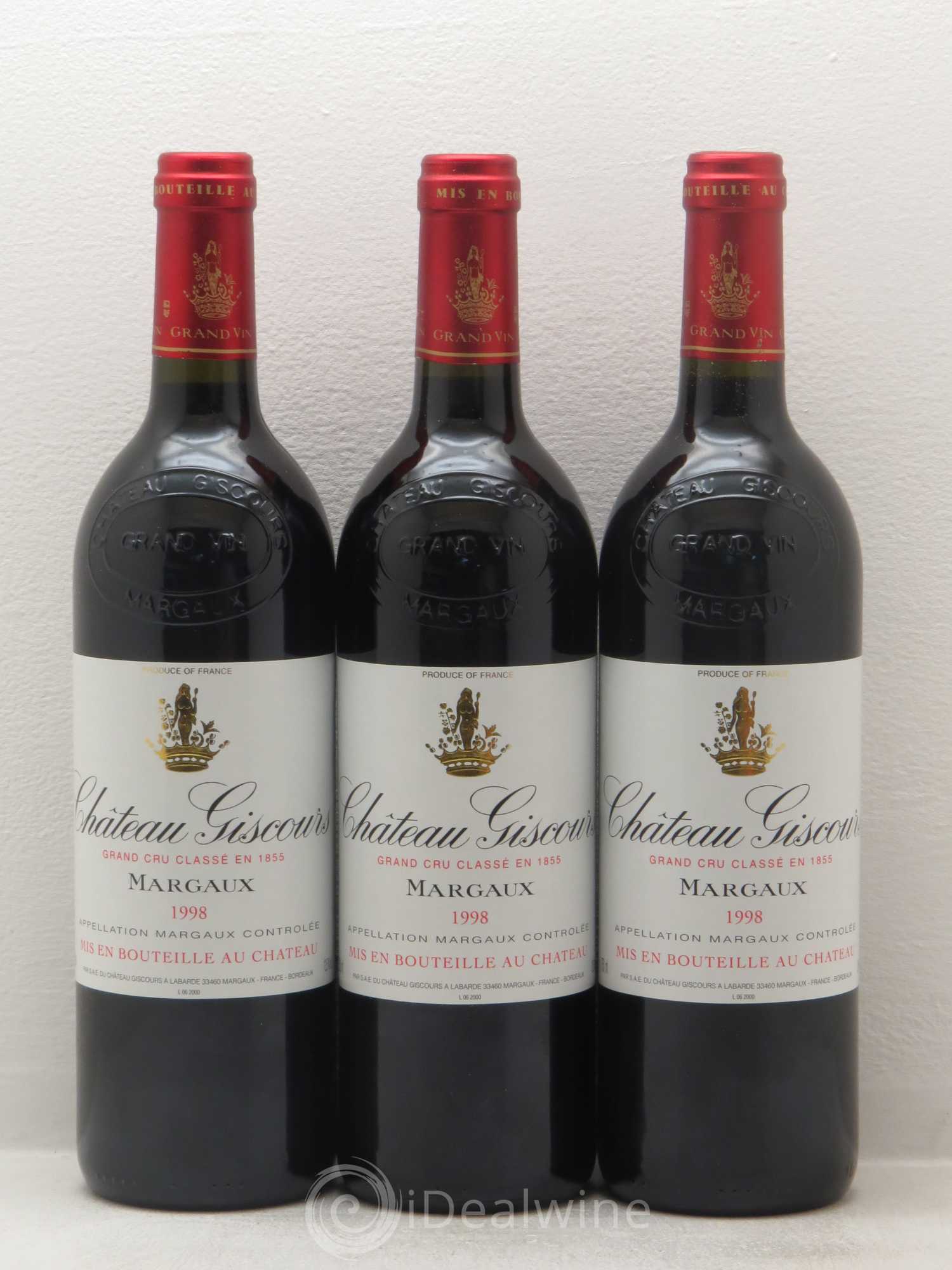 Château Giscours 3ème Grand Cru Classé 1998 - Lot de 12 bouteilles - 4