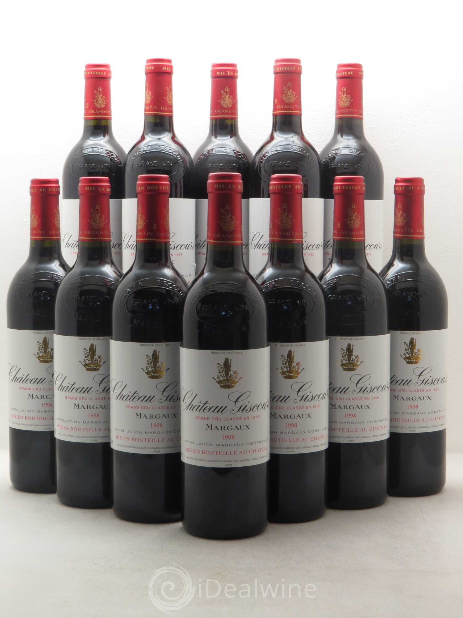 Château Giscours 3ème Grand Cru Classé 1998 - Lot de 12 bouteilles - 0