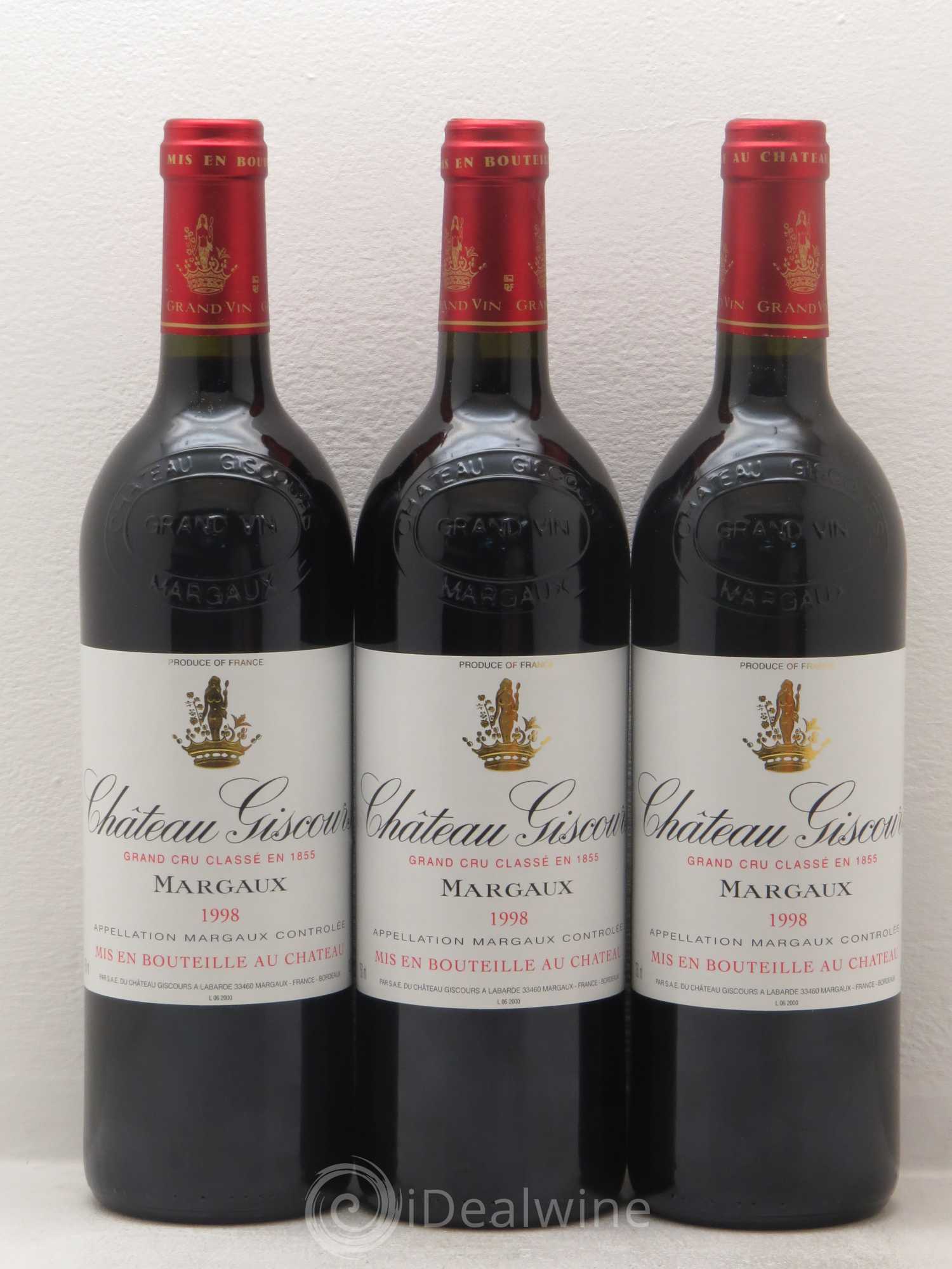 Château Giscours 3ème Grand Cru Classé 1998 - Lot de 12 bouteilles - 2