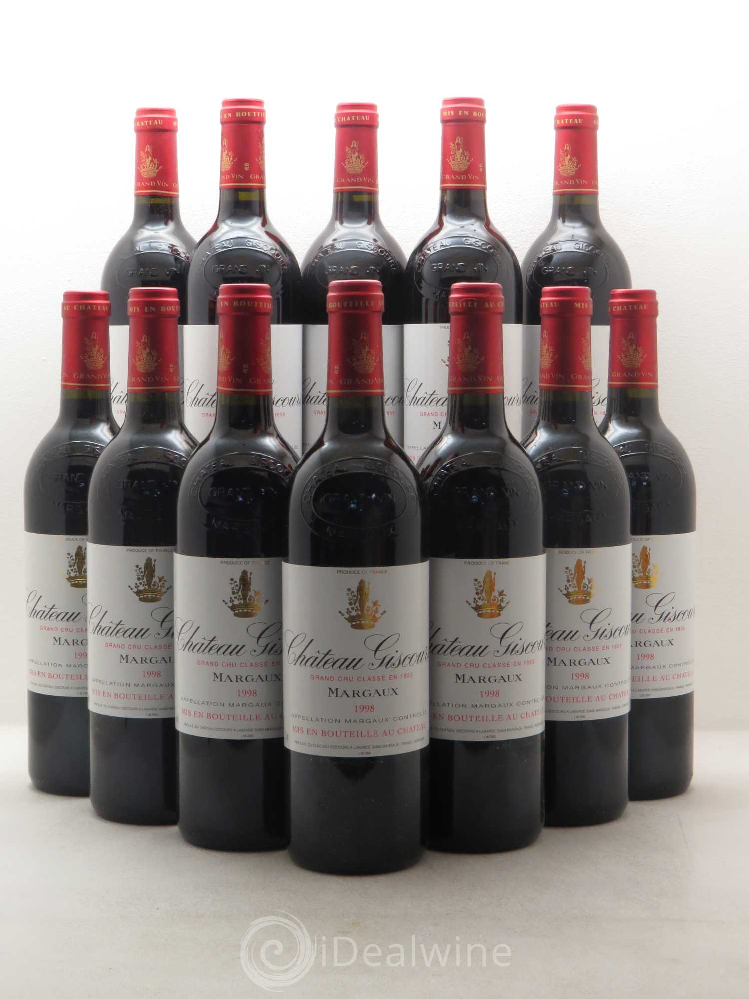 Château Giscours 3ème Grand Cru Classé 1998 - Lot de 12 bouteilles - 0