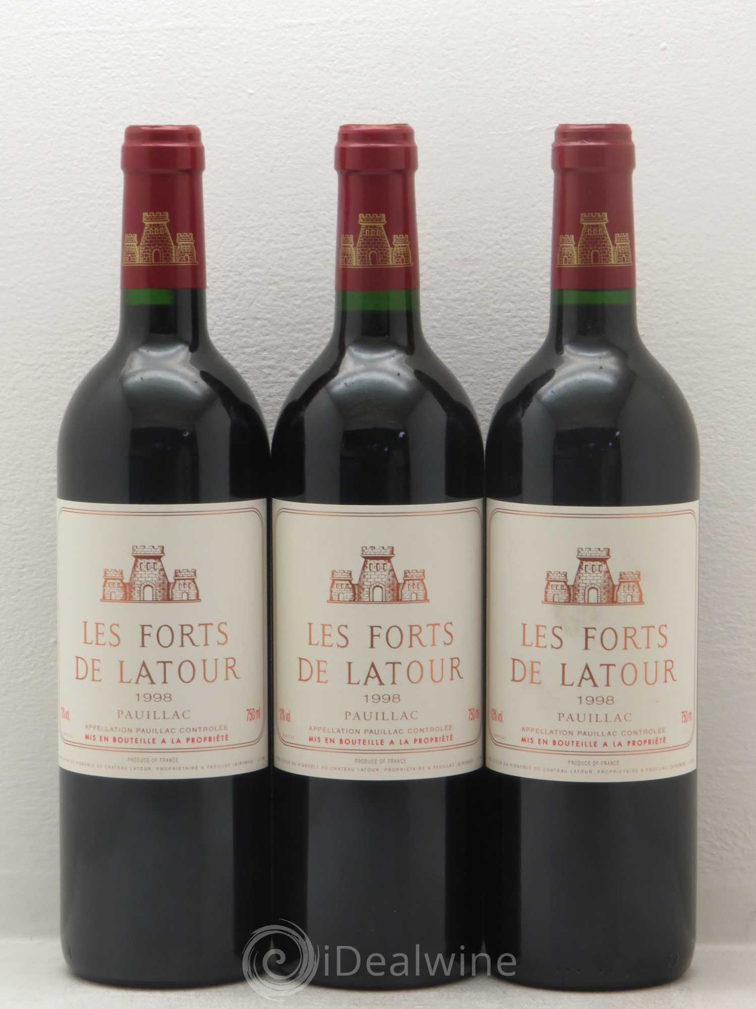 Les Forts de Latour Second Vin 1998 - Lot de 12 bouteilles - 1