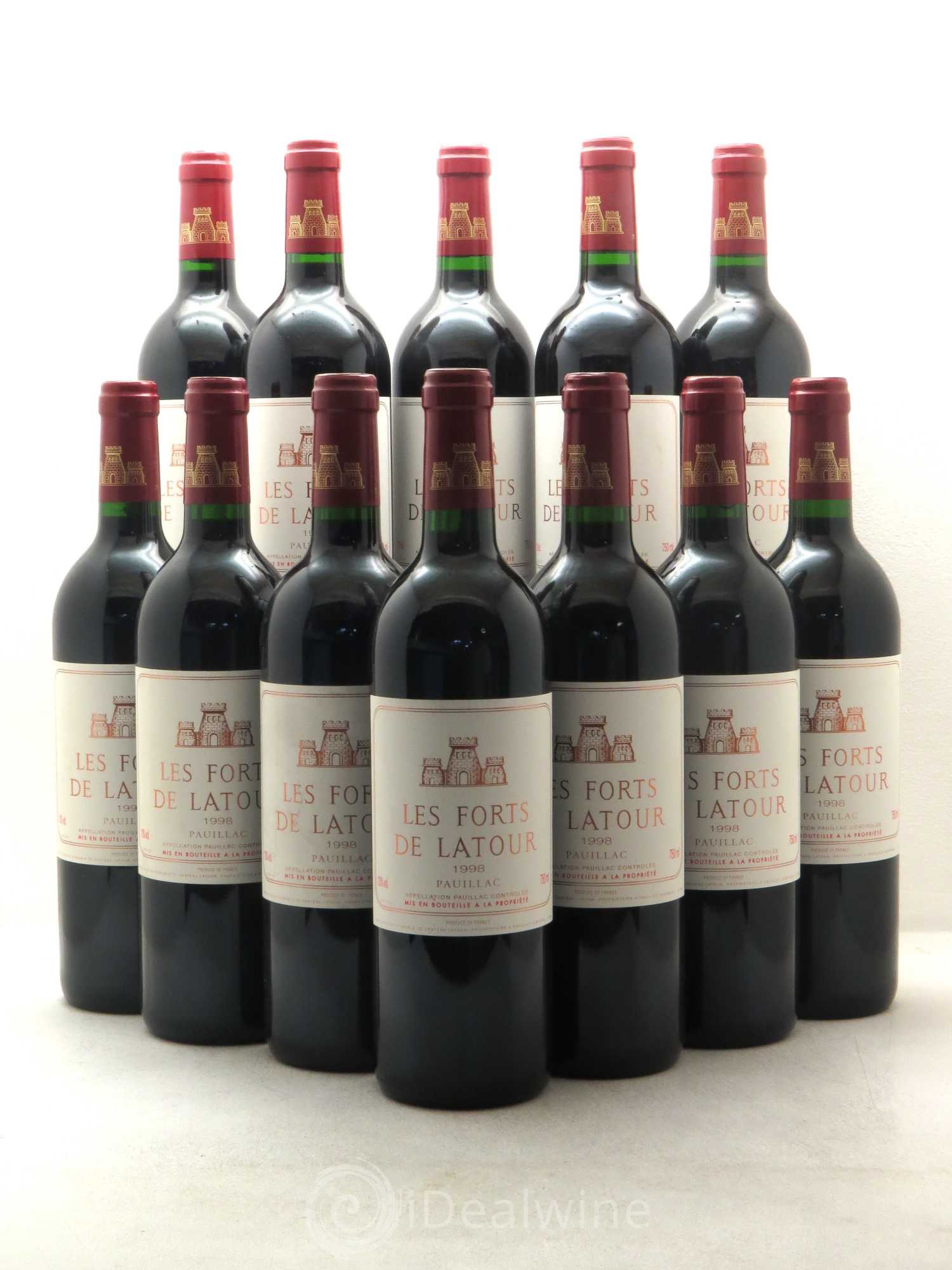 Les Forts de Latour Second Vin 1998 - Lot de 12 bouteilles - 0