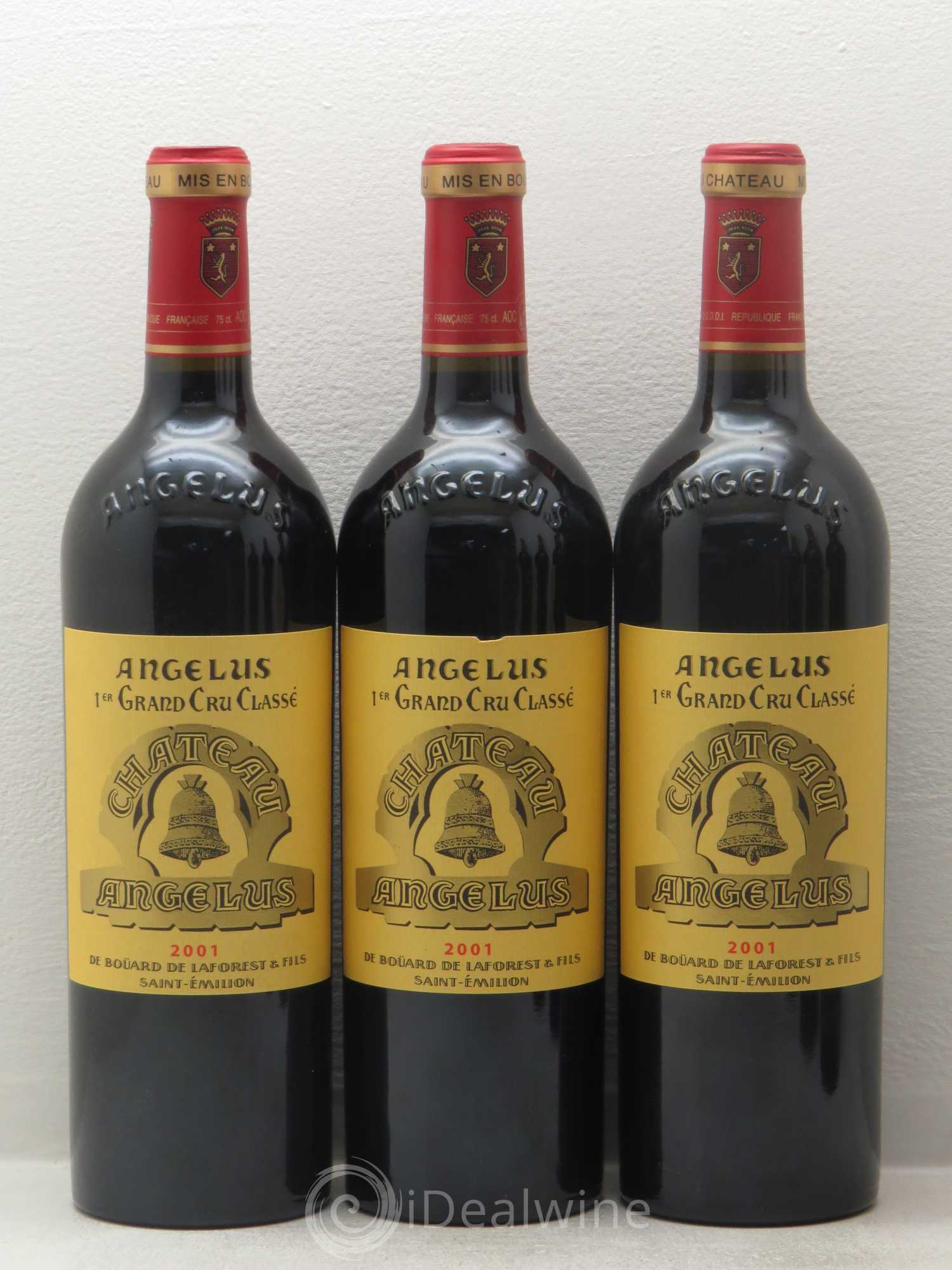 Château Angélus 1er Grand Cru Classé A 2001 - Lot de 6 bouteilles - 1