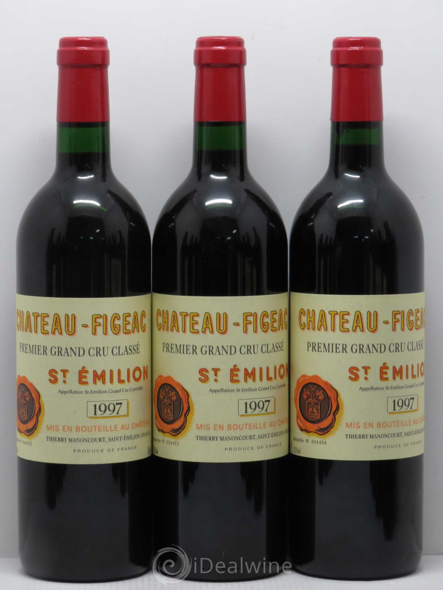 Château Figeac 1er Grand Cru Classé A 1997 - Lot de 12 bouteilles - 1