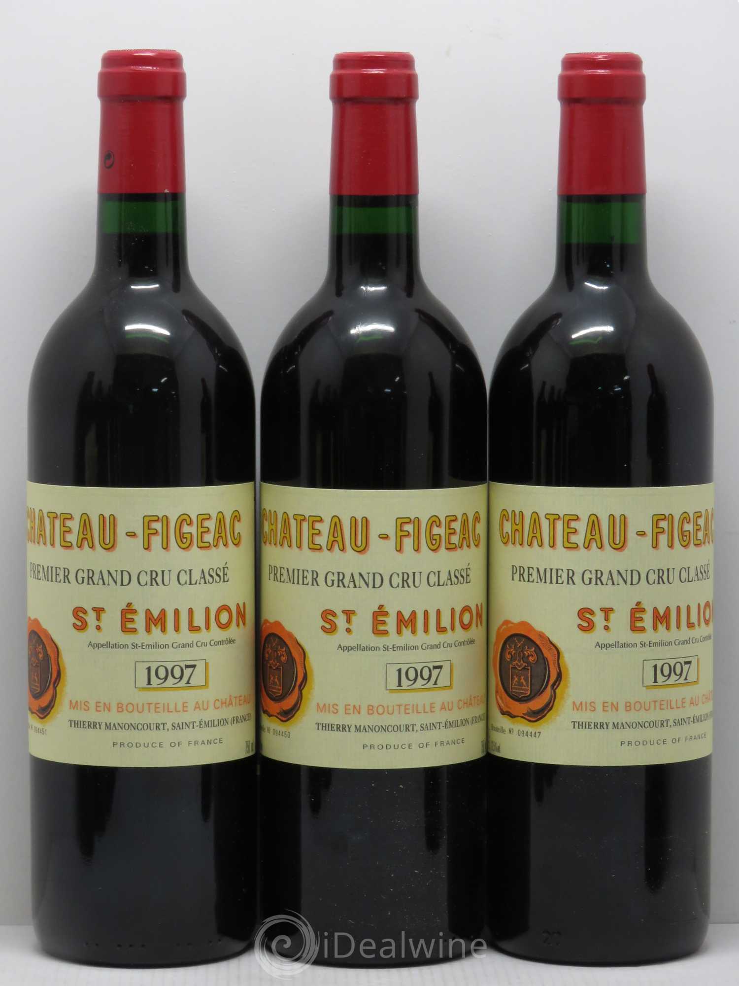 Château Figeac 1er Grand Cru Classé A 1997 - Lot de 12 bouteilles - 2