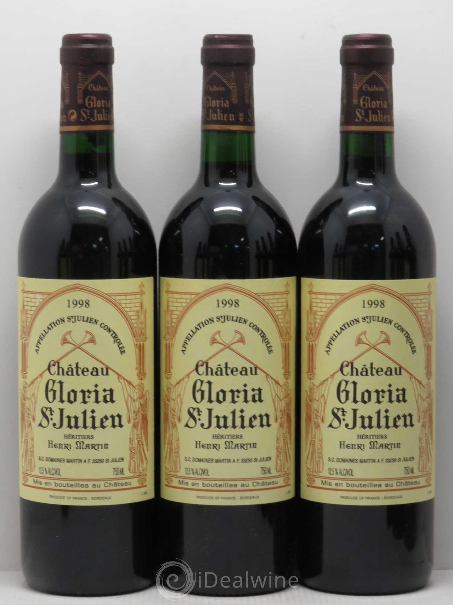 Château Gloria 1998 - Lot de 12 bouteilles - 3