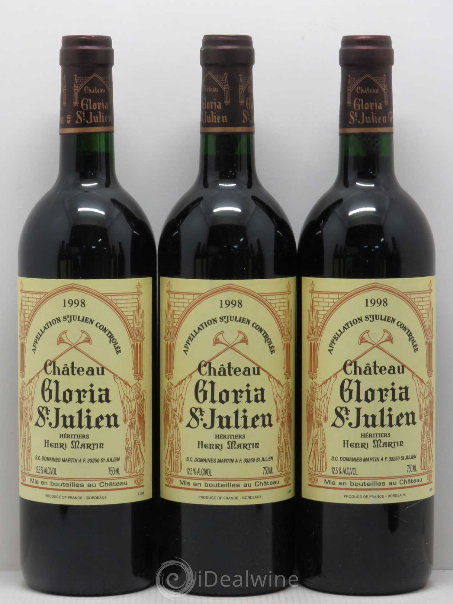 Château Gloria 1998 - Lot de 12 bouteilles - 4
