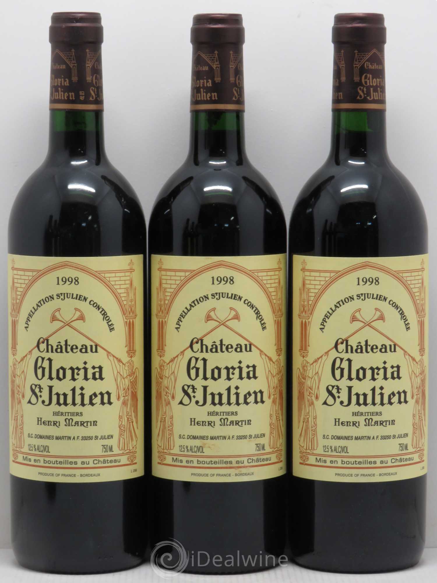 Château Gloria 1998 - Lot de 6 bouteilles - 2