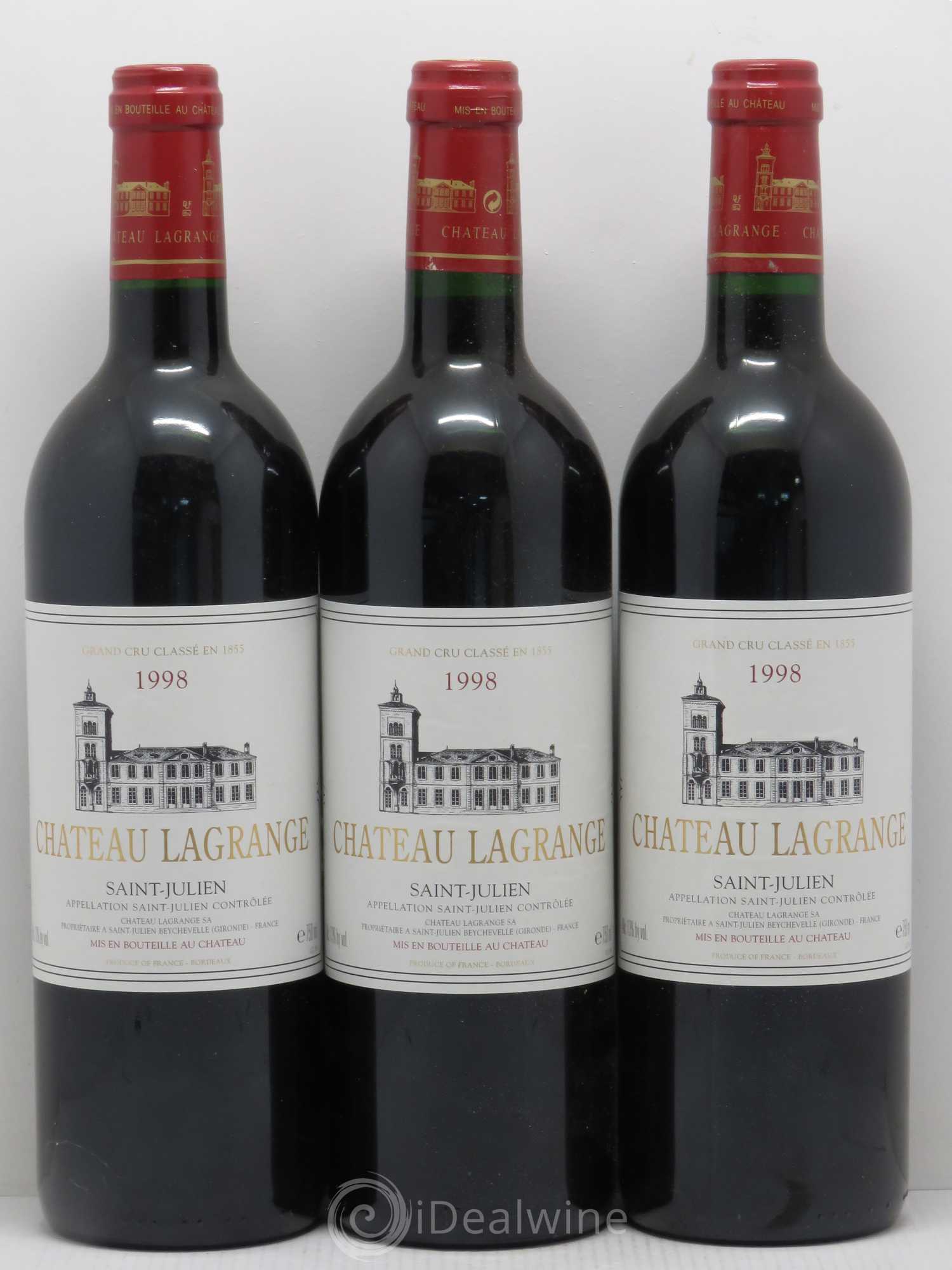Château Lagrange 3ème Grand Cru Classé 1998 - Lot de 12 bouteilles - 1