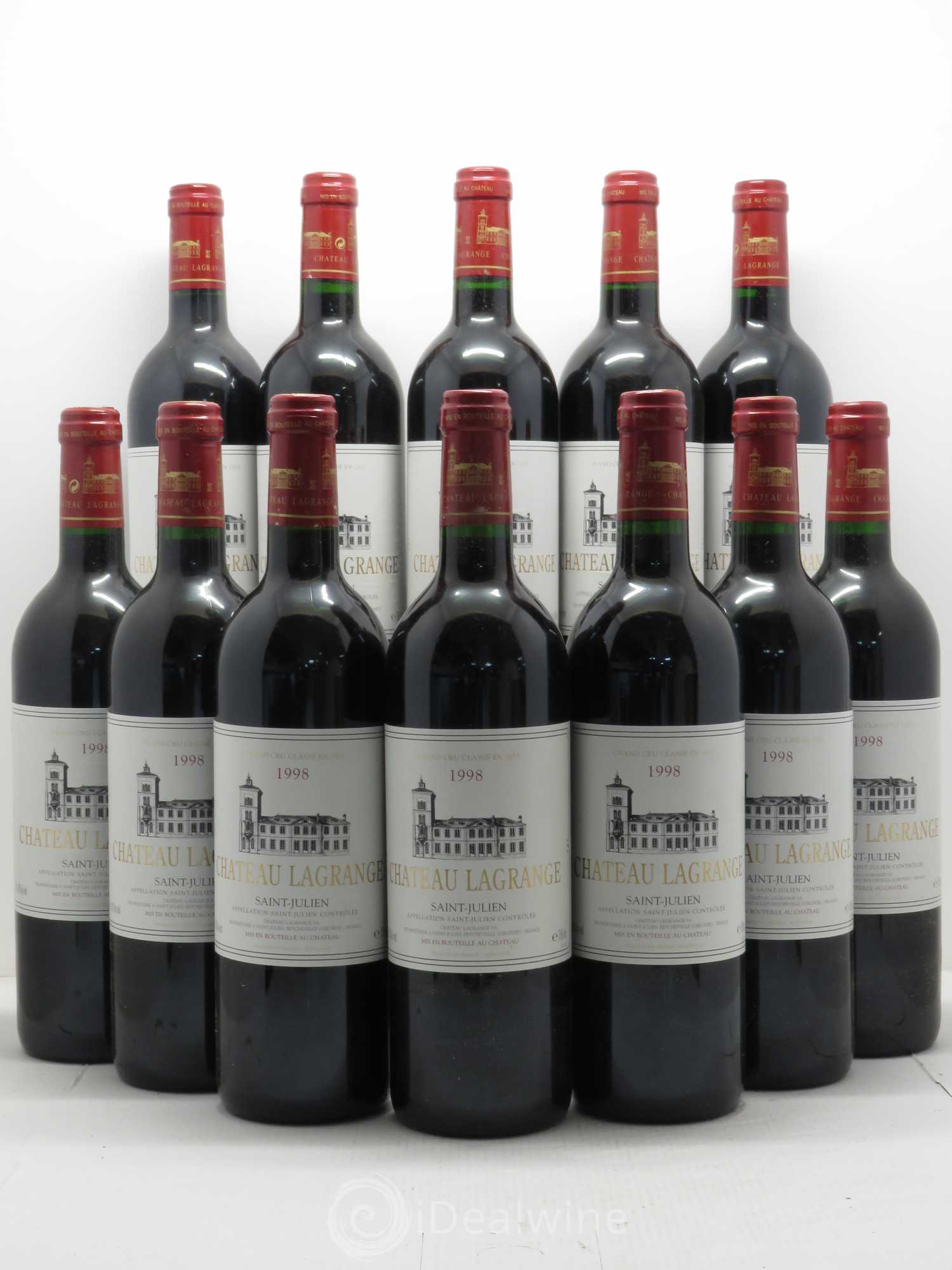 Château Lagrange 3ème Grand Cru Classé 1998 - Lot de 12 bouteilles - 0