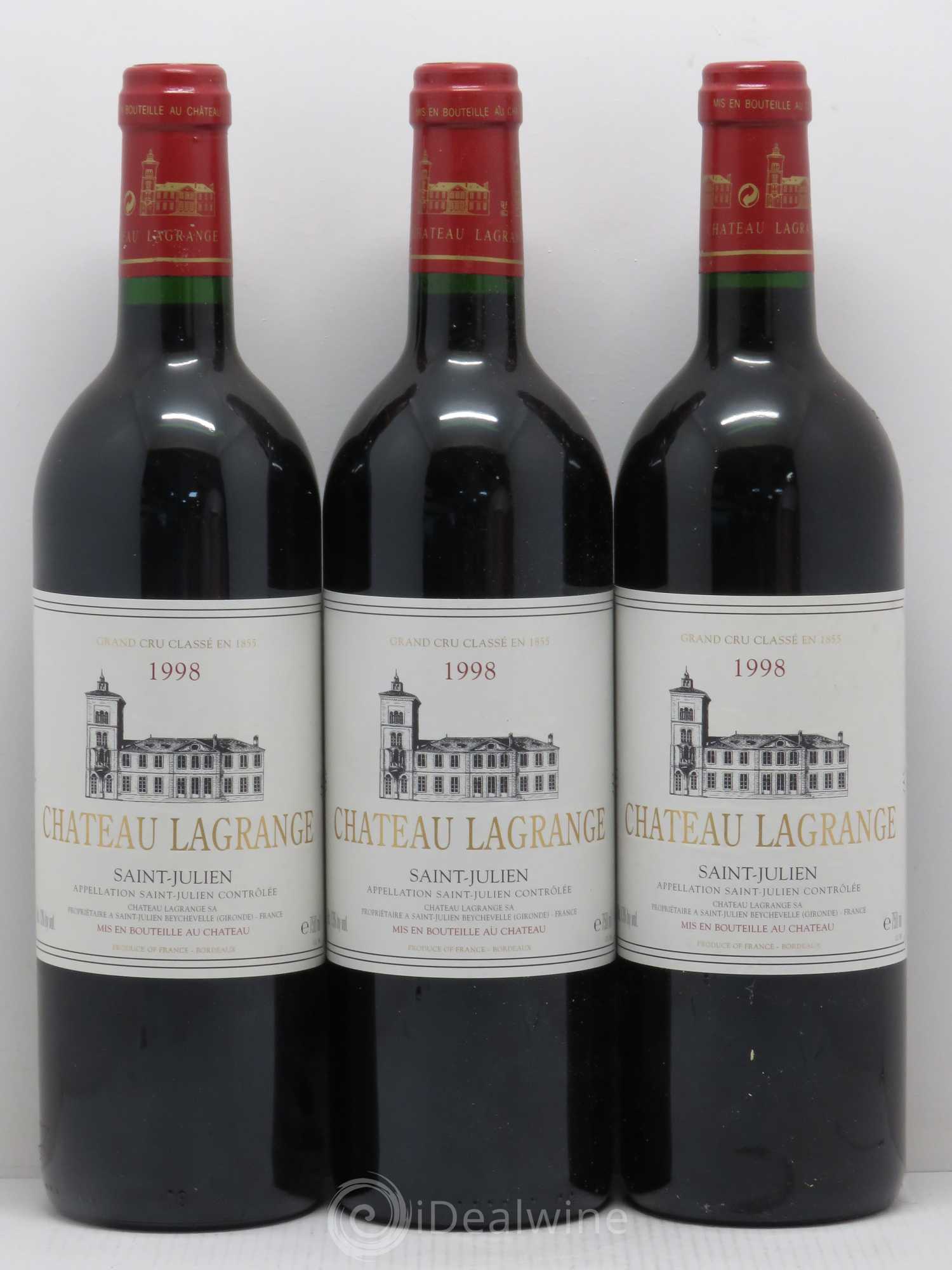 Château Lagrange 3ème Grand Cru Classé 1998 - Lot de 12 bouteilles - 1