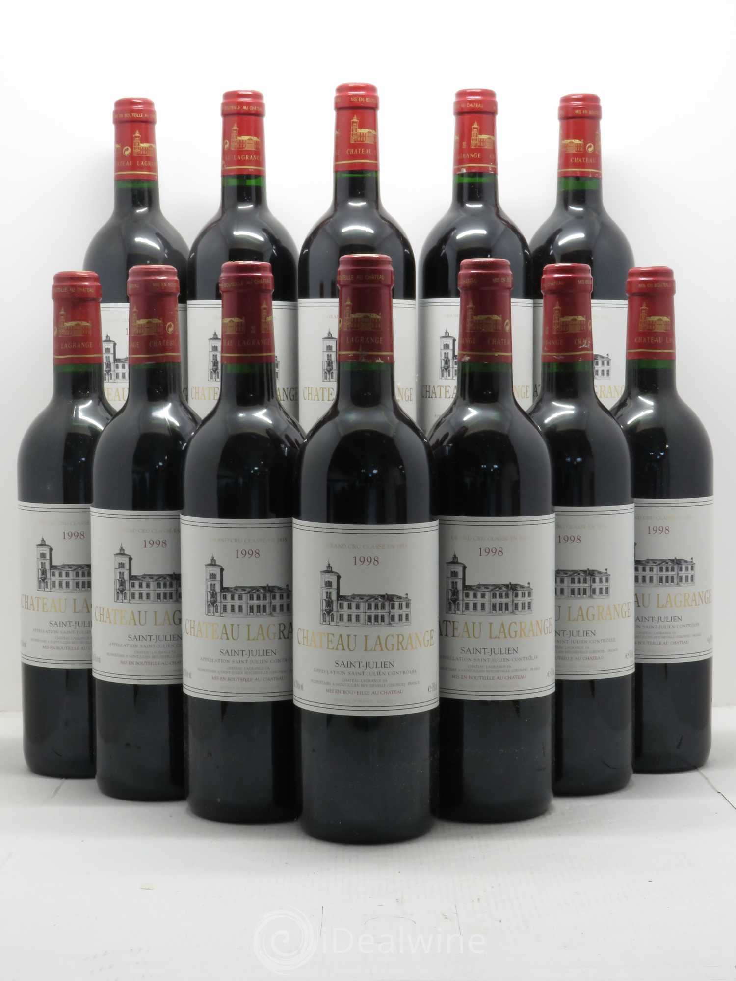 Château Lagrange 3ème Grand Cru Classé 1998 - Lot de 12 bouteilles - 0