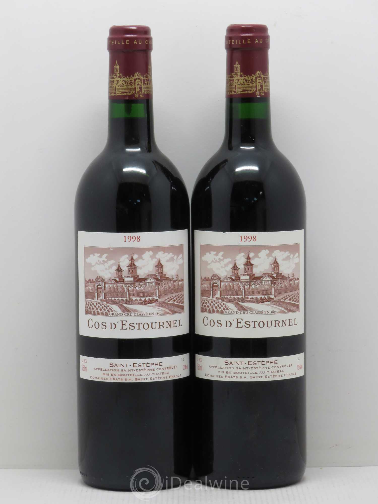 Cos d'Estournel 2ème Grand Cru Classé 1998 - Lot de 5 bouteilles - 2
