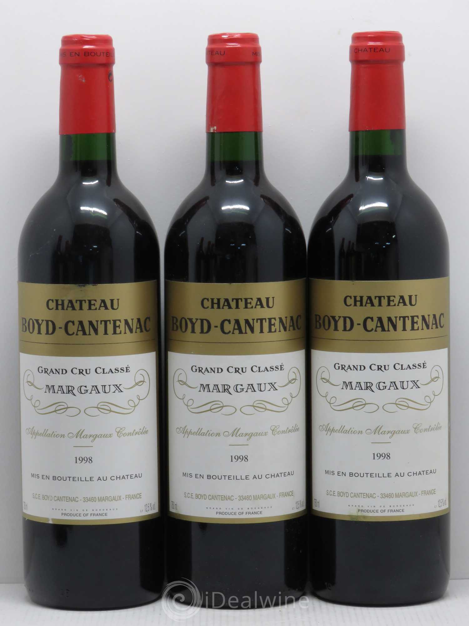 Château Boyd Cantenac 3ème Grand Cru Classé 1998 - Lot de 6 bouteilles - 1