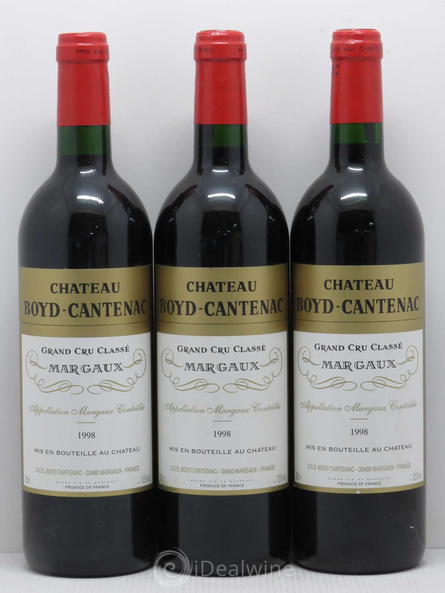 Château Boyd Cantenac 3ème Grand Cru Classé 1998 - Lot de 6 bouteilles - 2