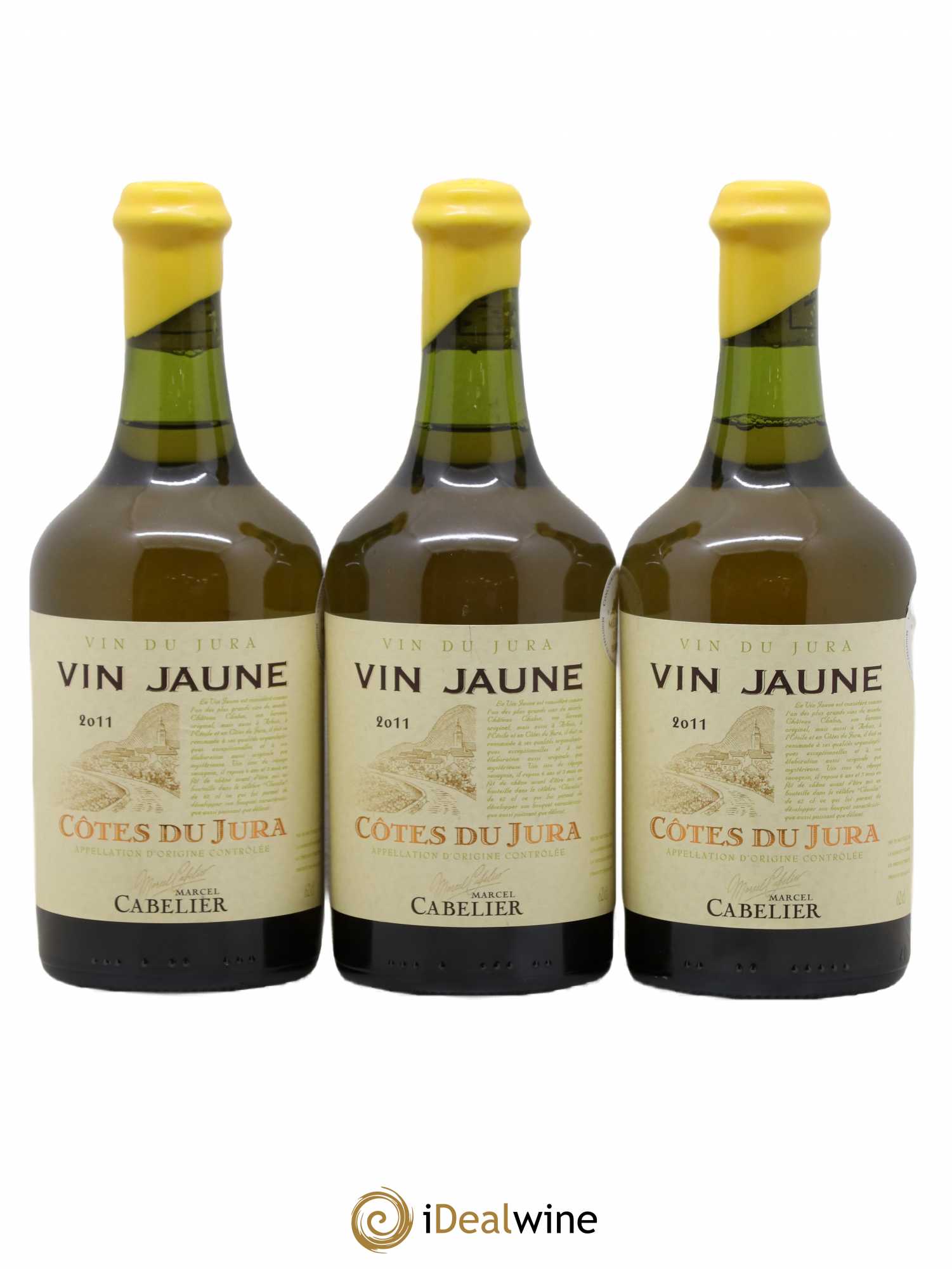 Côtes du Jura Vin Jaune Domaine Cabelier 2011 - Posten von 3 Flaschen - 0