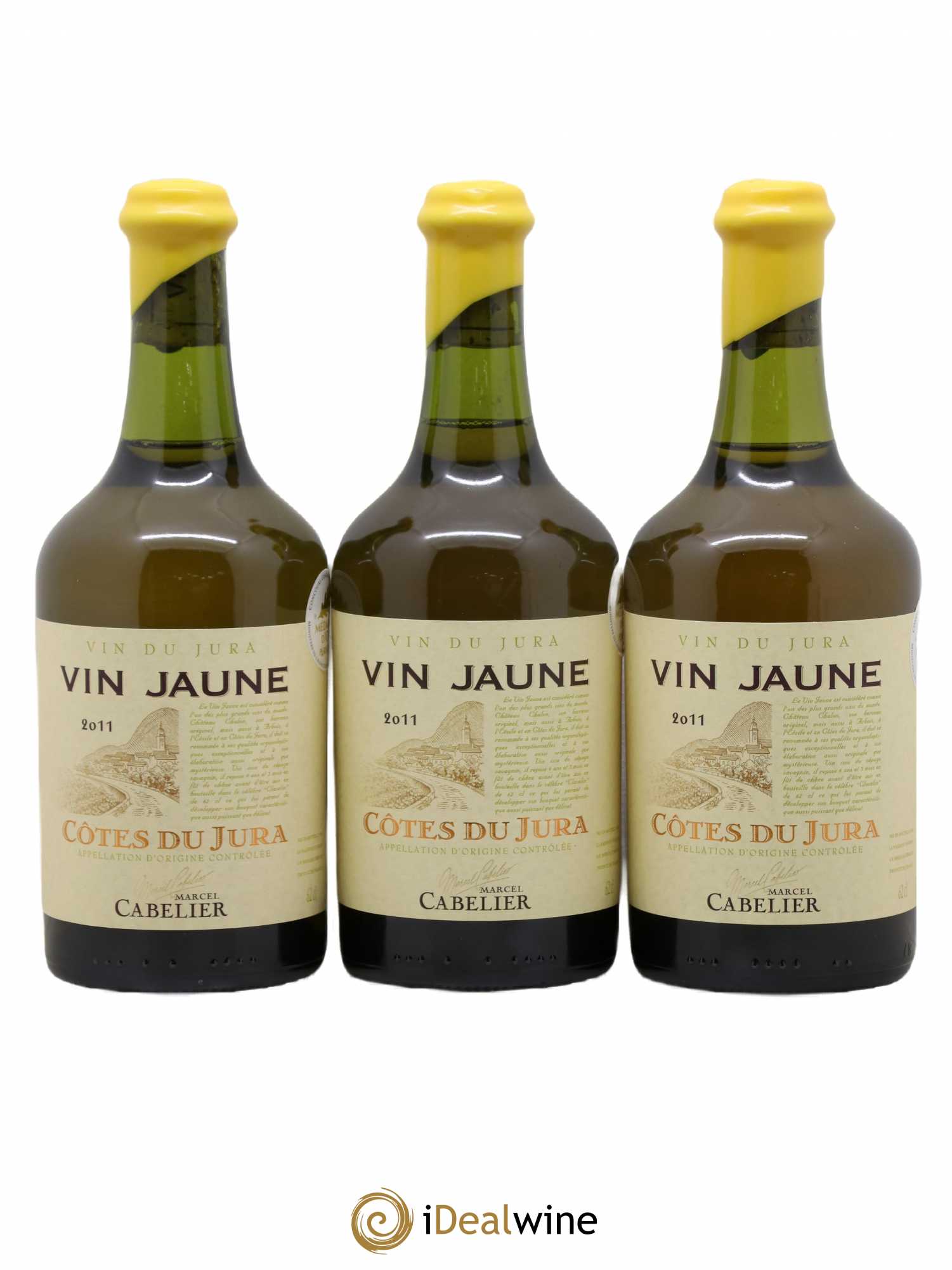 Côtes du Jura Vin Jaune Domaine Cabelier 2011 - Posten von 3 Flaschen - 0