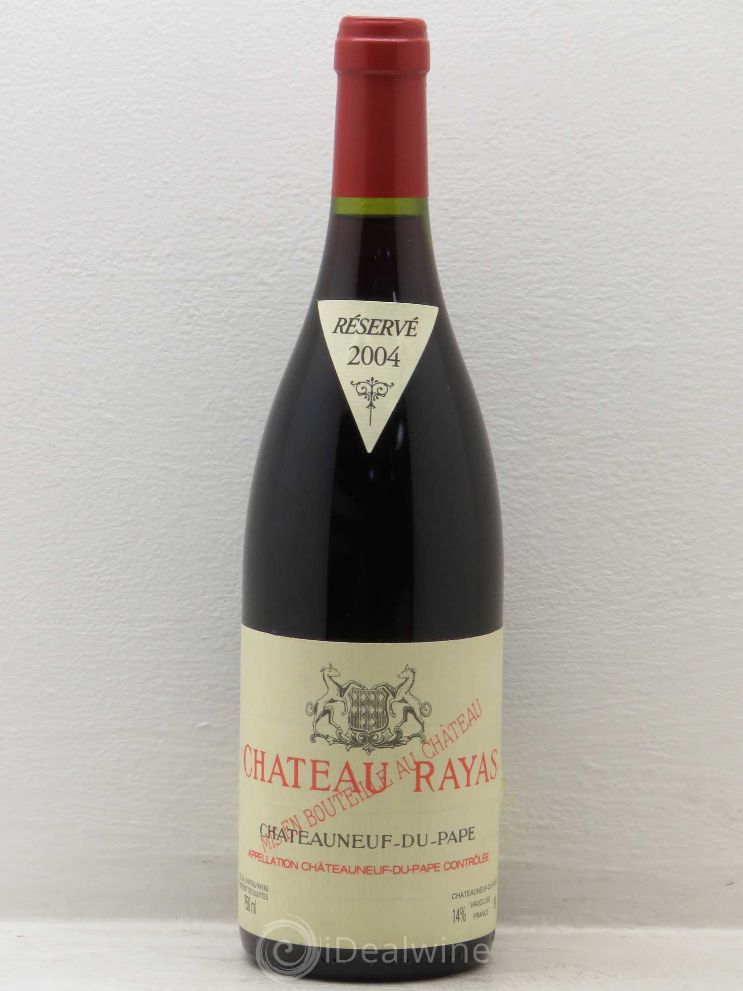 Châteauneuf-du-Pape Château Rayas Emmanuel Reynaud 2004 - Lot de 1 bouteille - 0