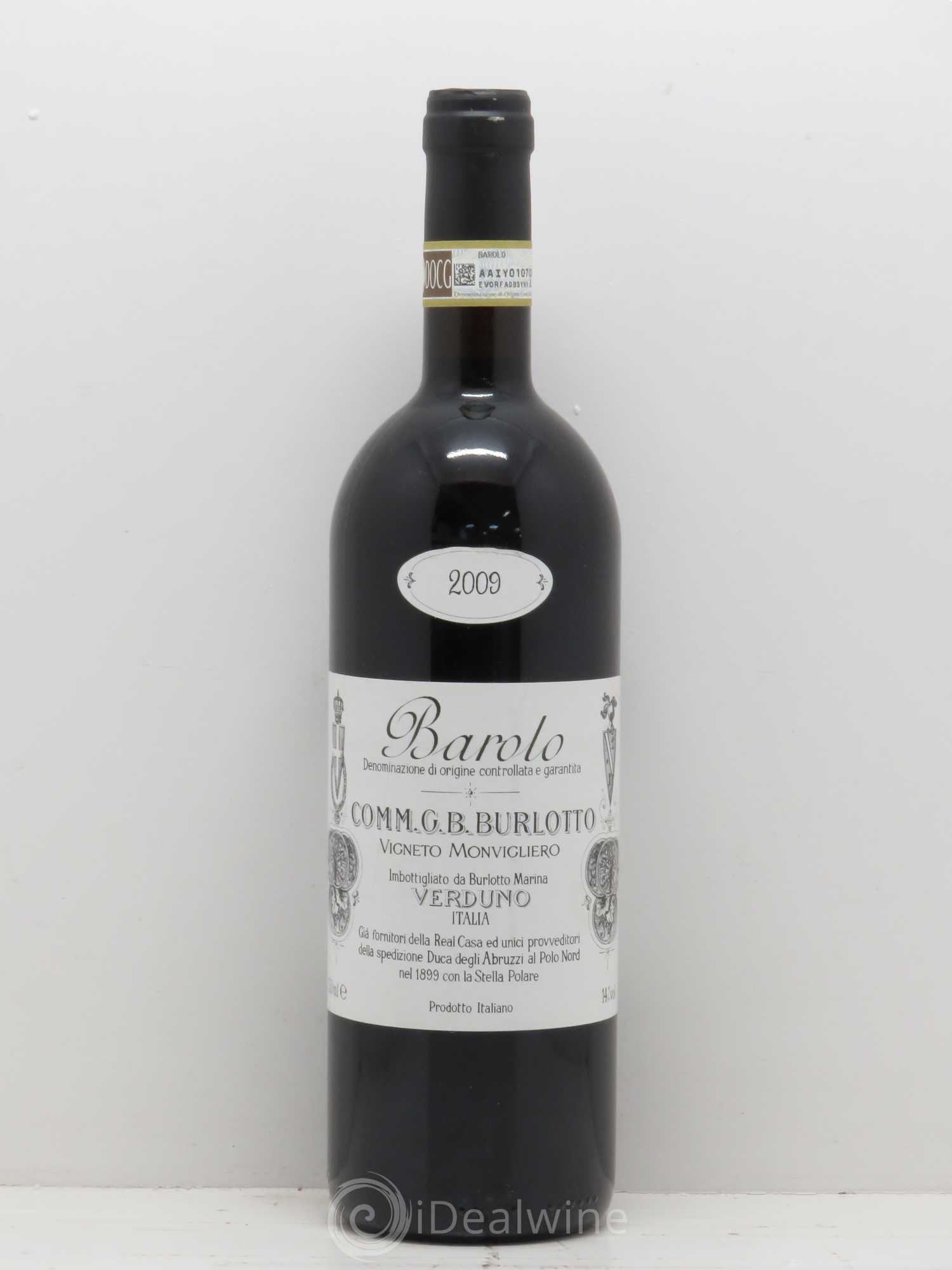 Barolo Burlotto Verduno 2009 - Posten von 1 Flasche - 0