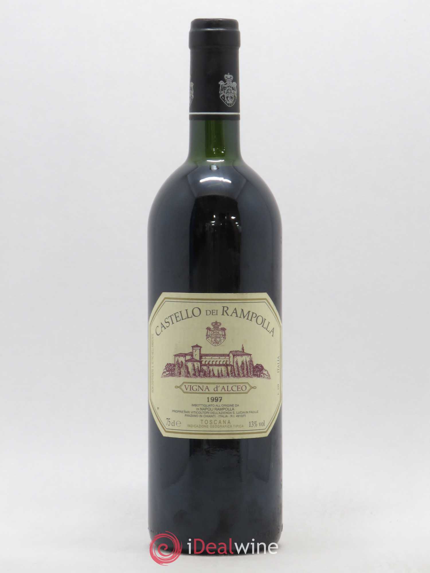 Toscana IGT Castello Dei Rampolla Vigna d'Alceo 1997 - Lot de 1 bouteille - 0