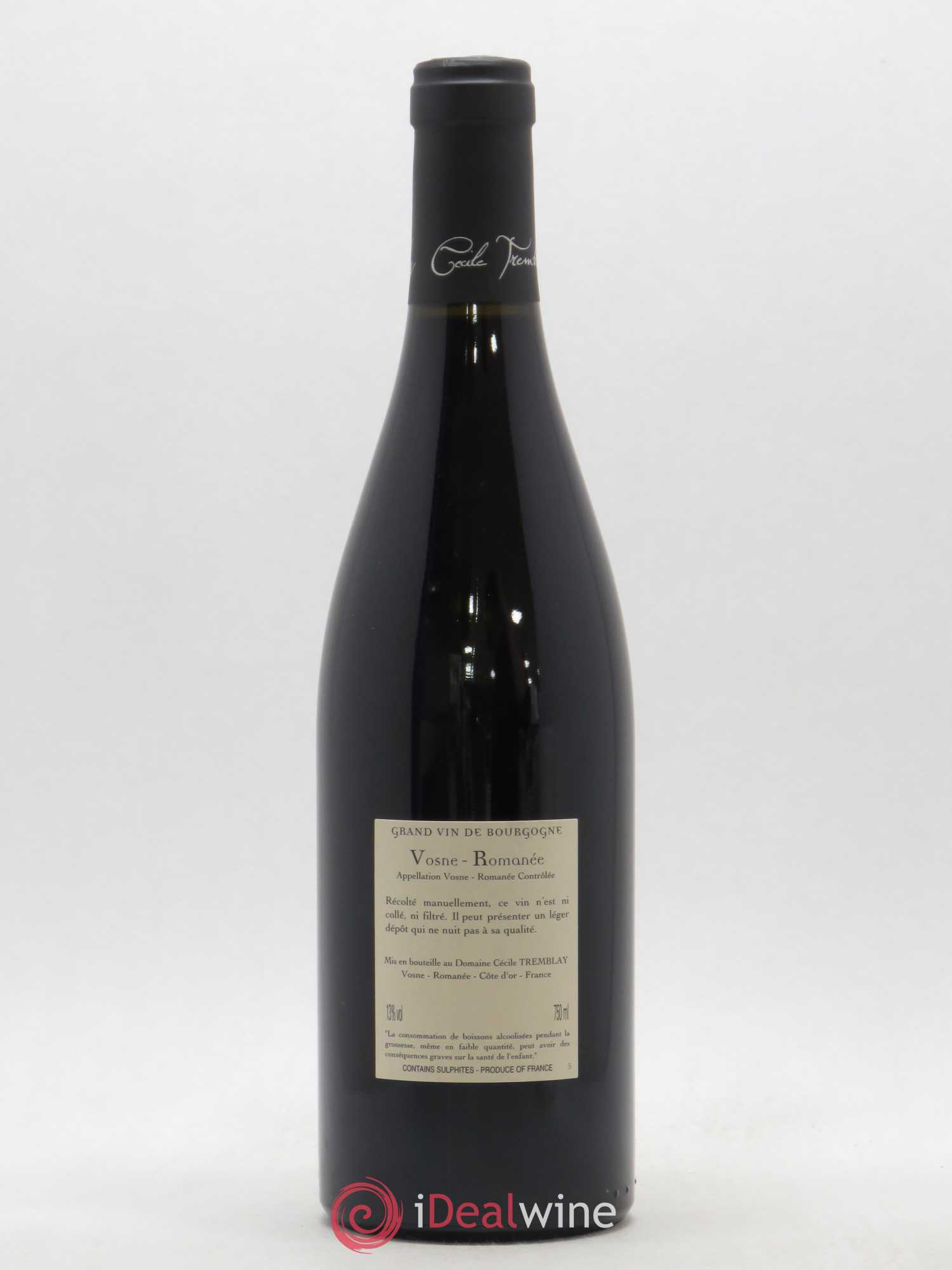 Vosne-Romanée Vieilles Vignes Cécile Tremblay 2014 - Lot de 1 bouteille - 1