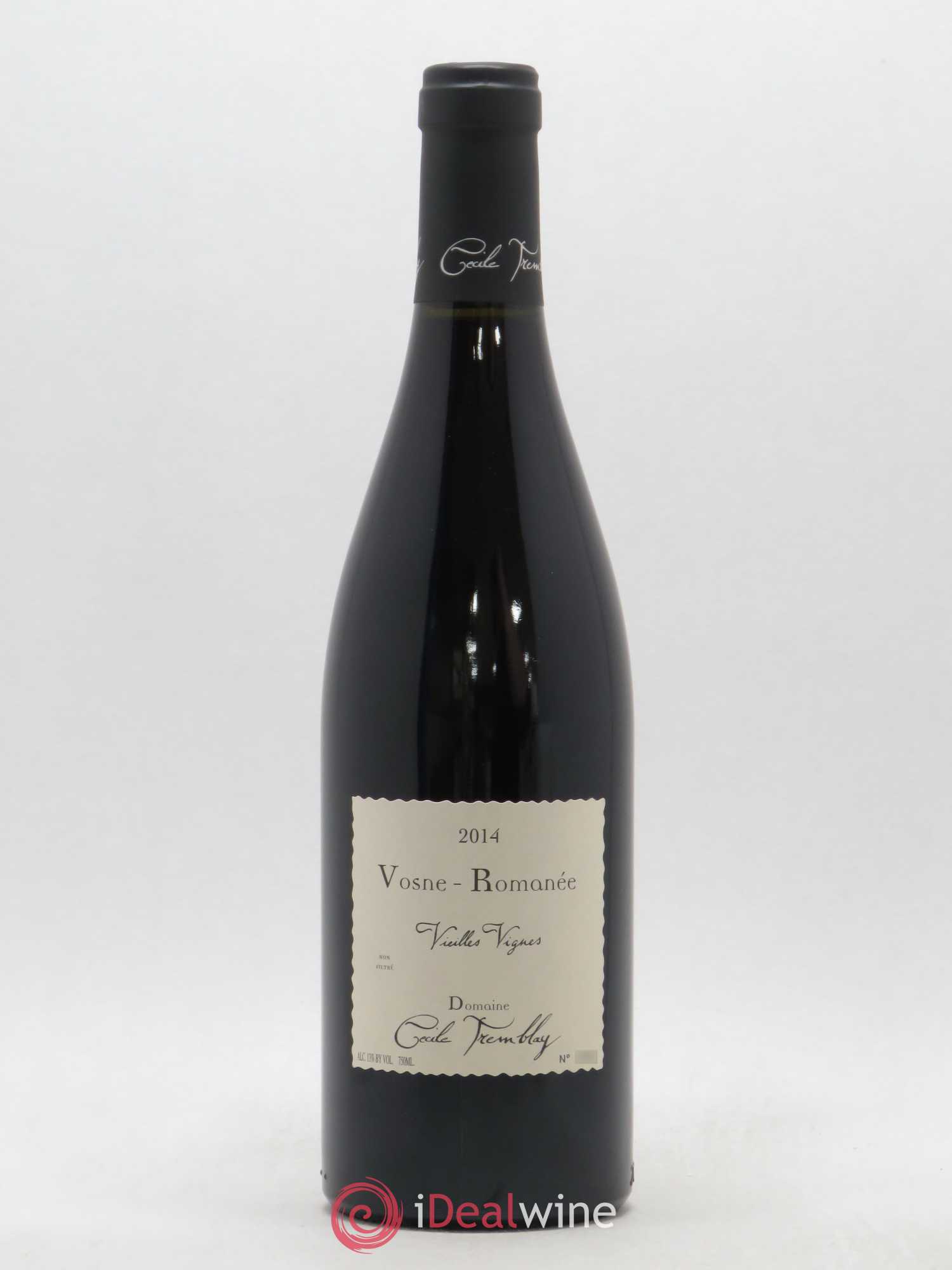 Vosne-Romanée Vieilles Vignes Cécile Tremblay 2014 - Lot de 1 bouteille - 0