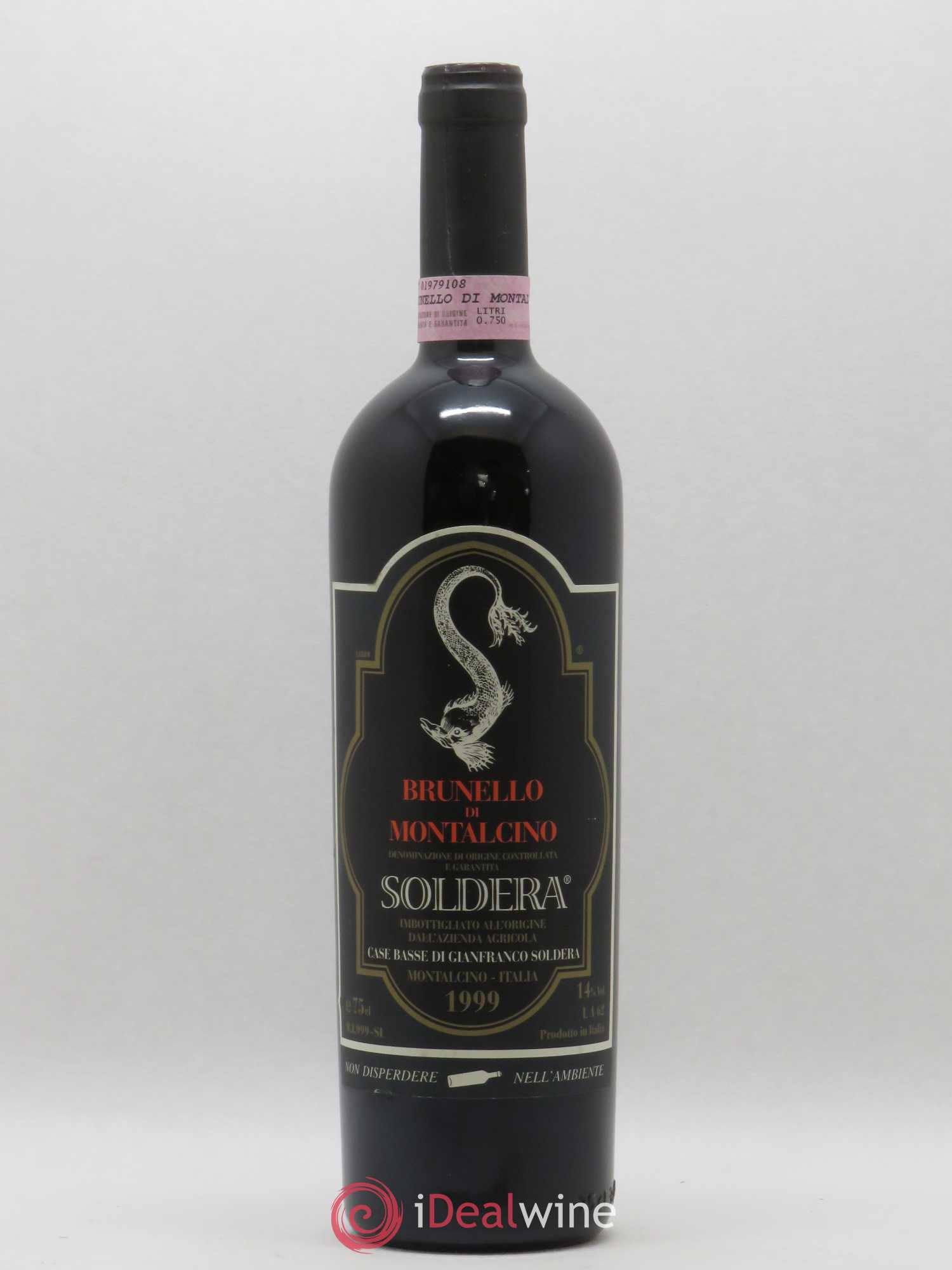 Brunello di Montalcino Case Basse Soldera 1999 - Lot de 1 bouteille - 0