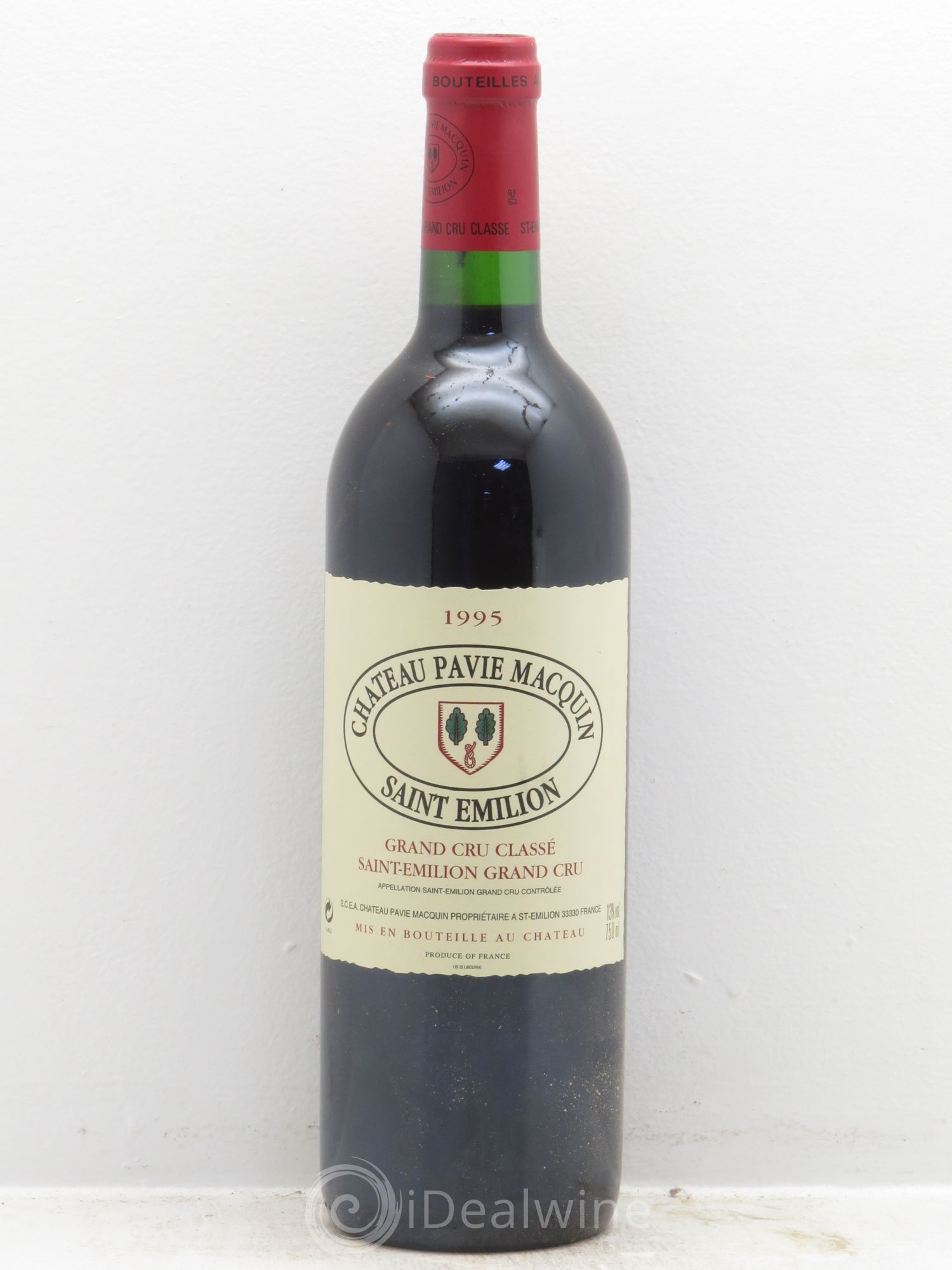 Château Pavie Macquin 1er Grand Cru Classé B 1995 - Lot de 6 bouteilles - 0