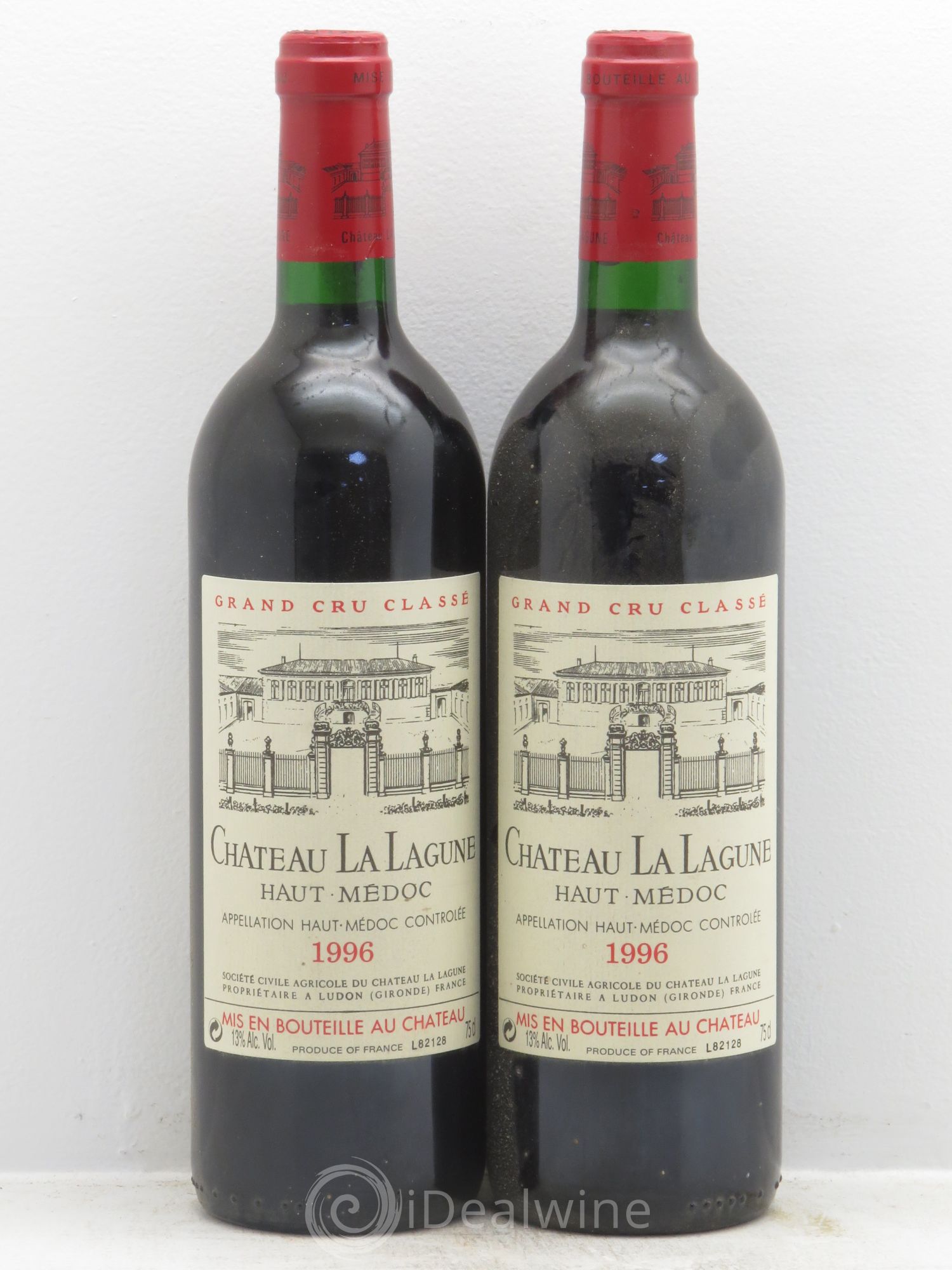 Château la Lagune 3ème Grand Cru Classé 1996 - Lot de 2 bouteilles - 0