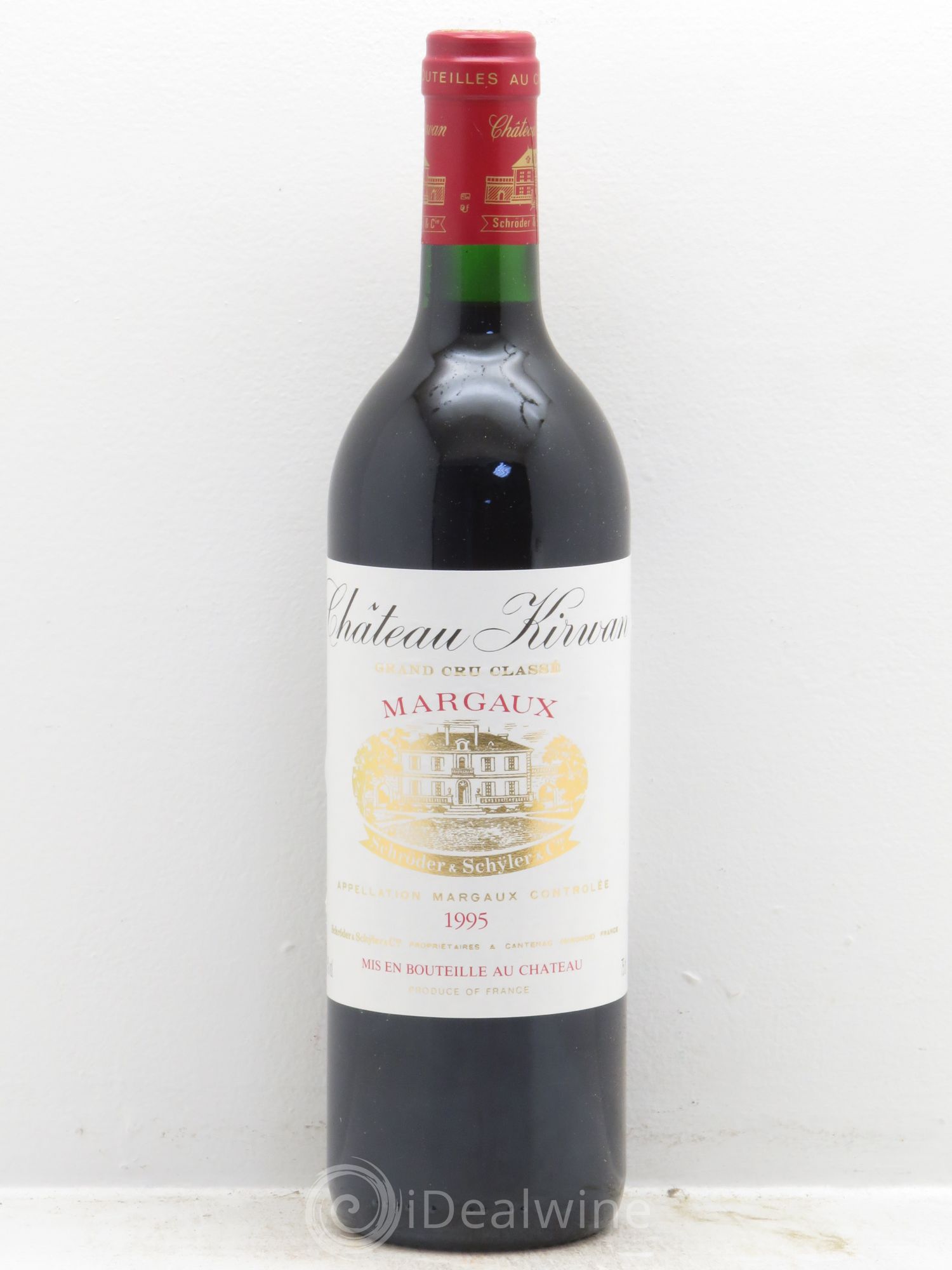 Château Kirwan 3ème Grand Cru Classé 1995 - Lot de 3 bouteilles - 0